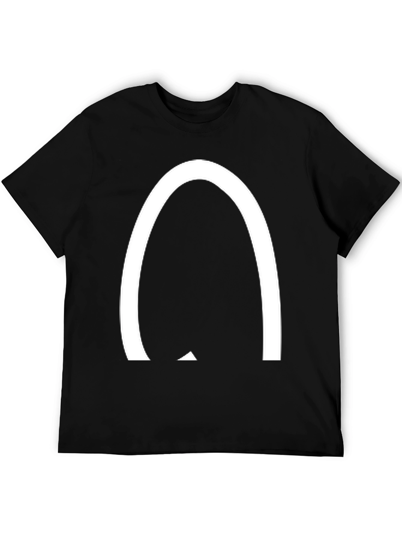 Black Arched Logo Black T-Shirt - Casual Style view 5