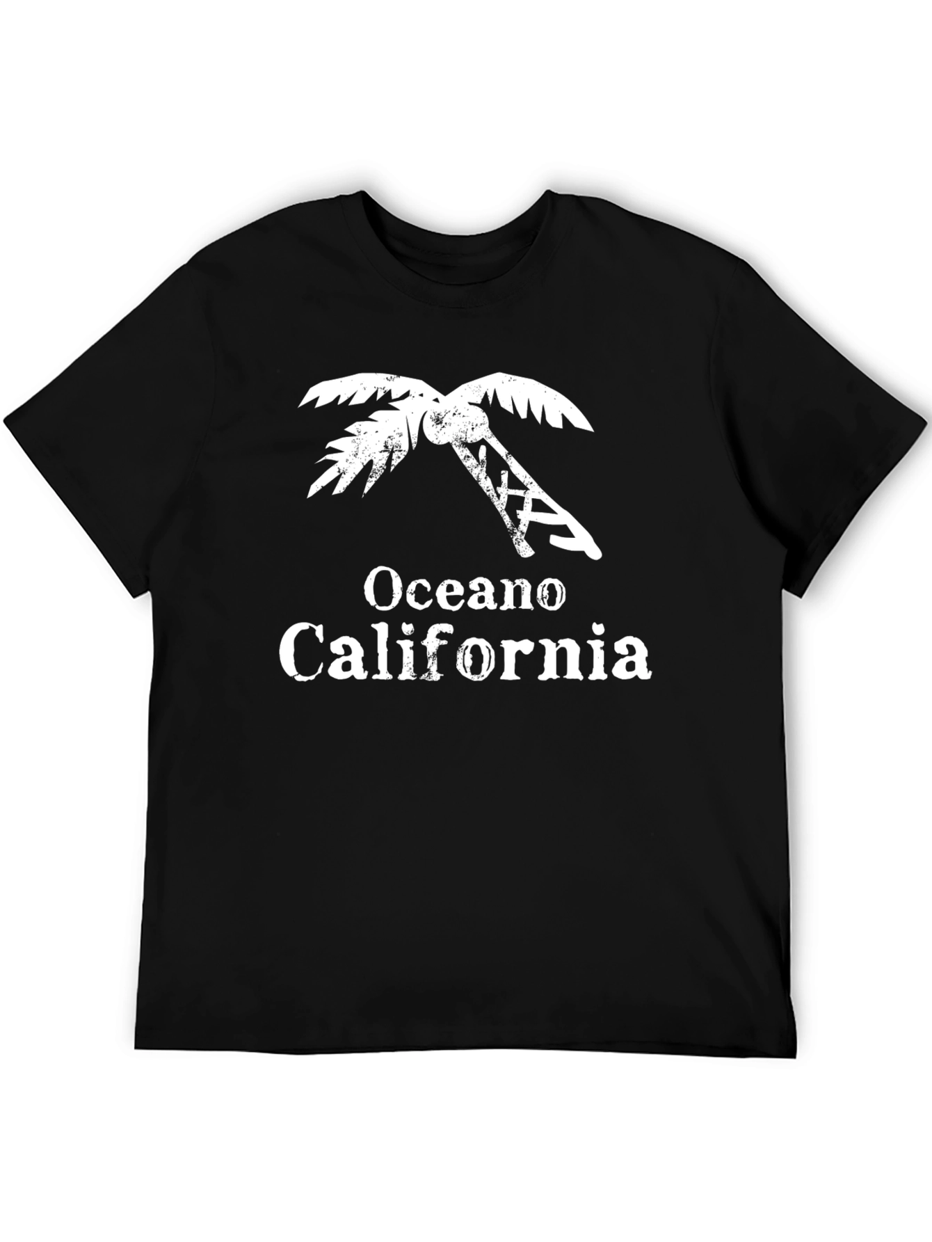 Oceano California Palm Tree T-Shirt - Black - 5