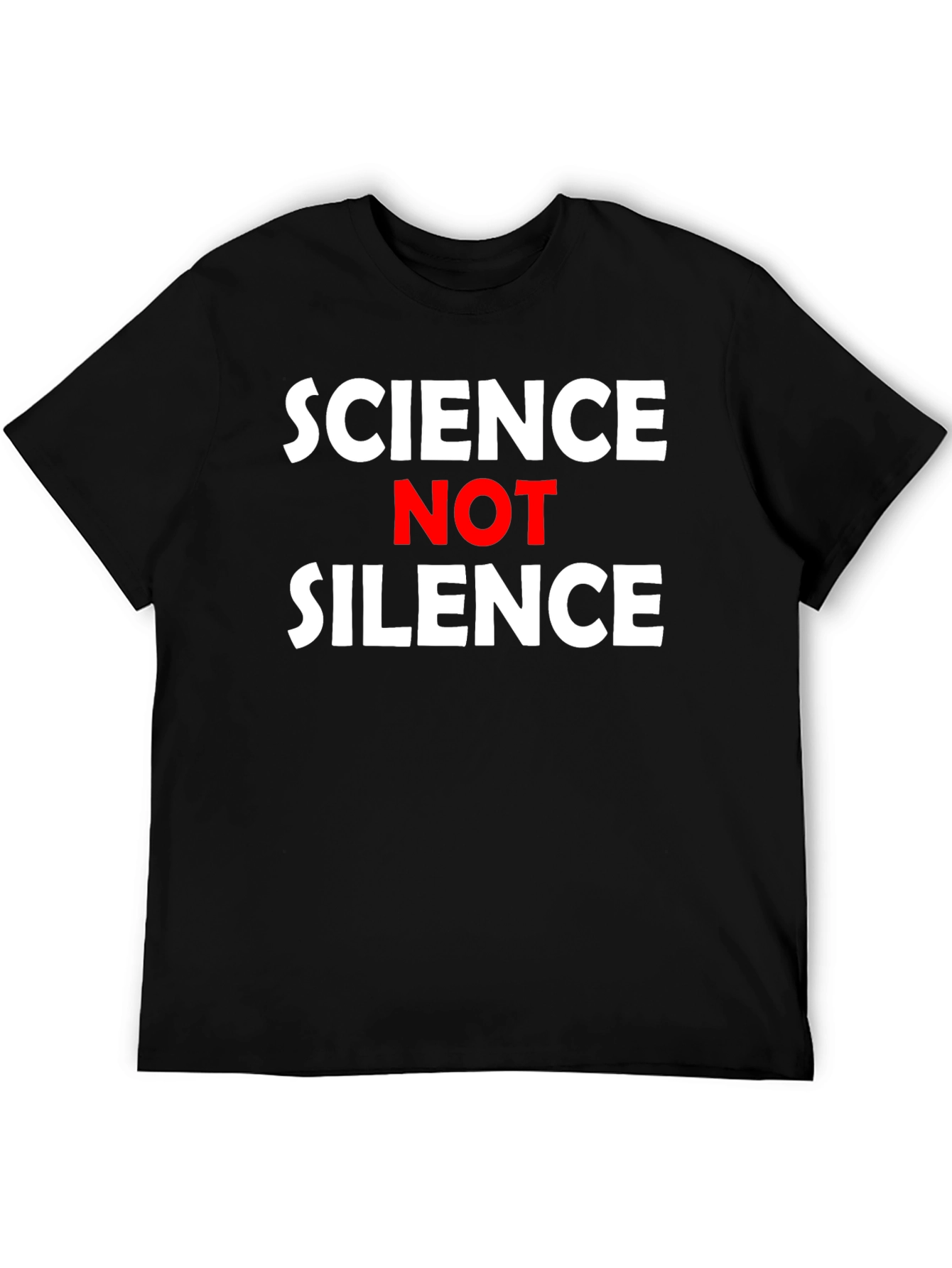Black Science Not Silence Graphic Tee view 5