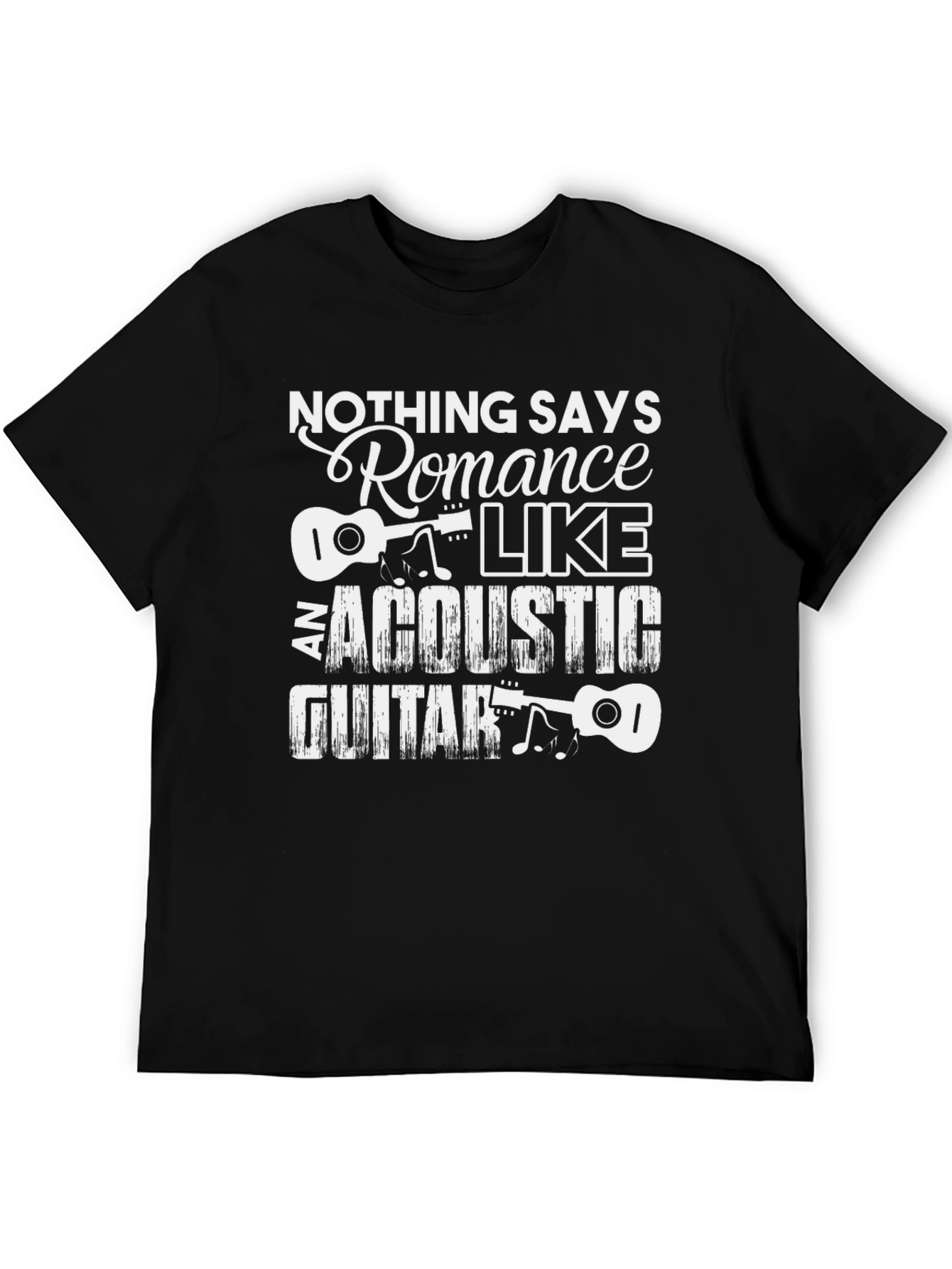 Acoustic Guitar Romance Graphic Tee - 5
