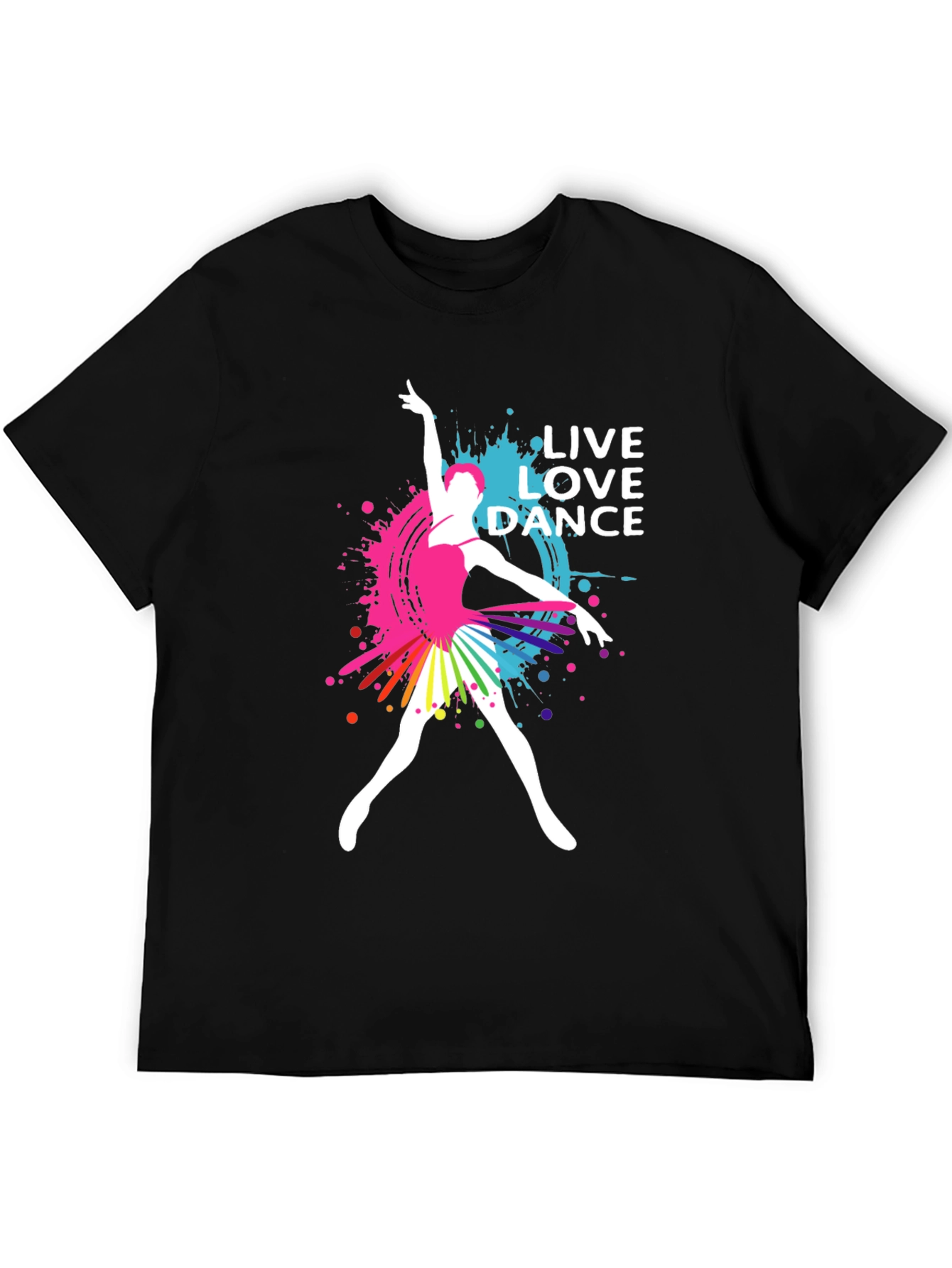 Black Live Love Dance T-Shirt view 5