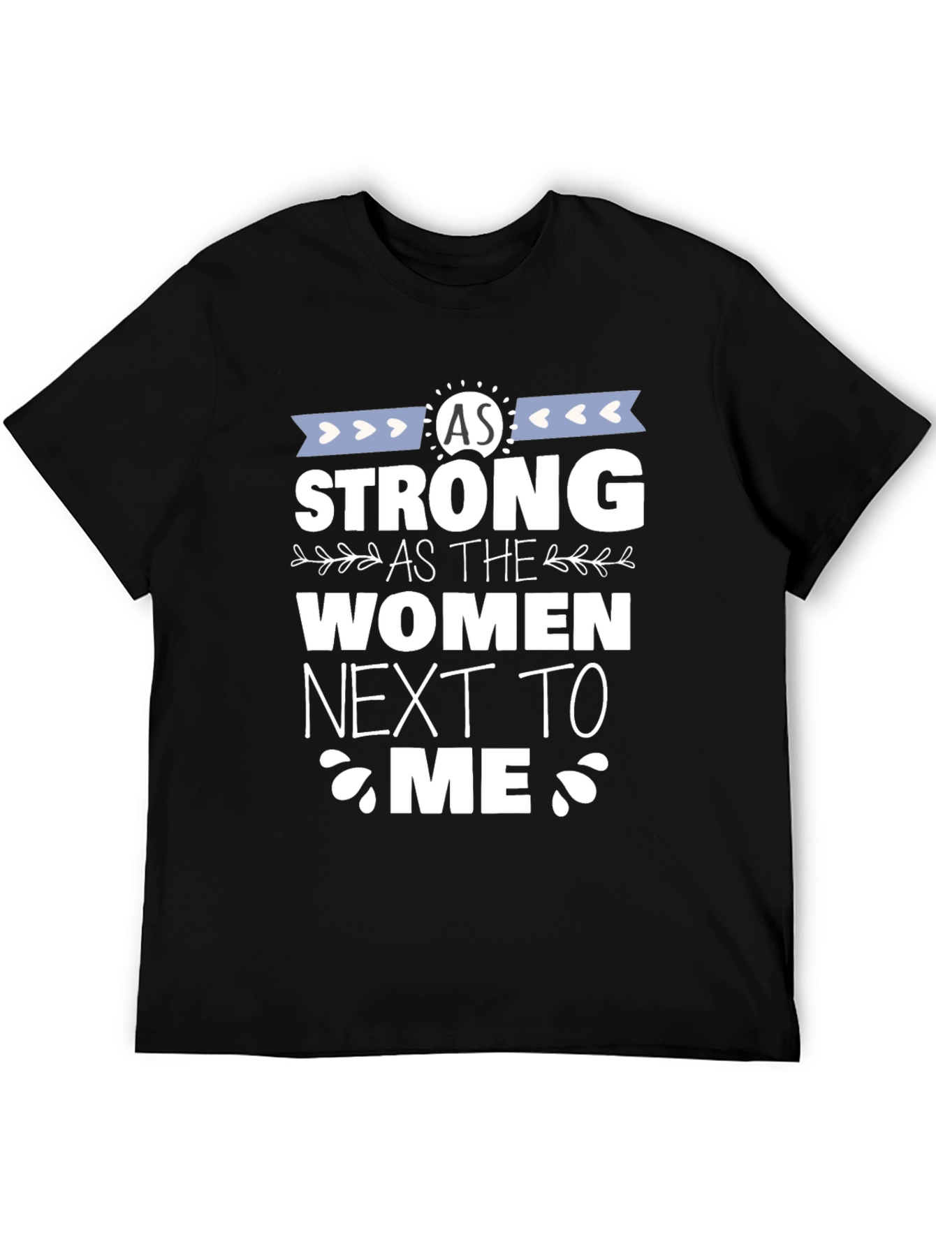Black Strong Women Graphic T-Shirt view 5