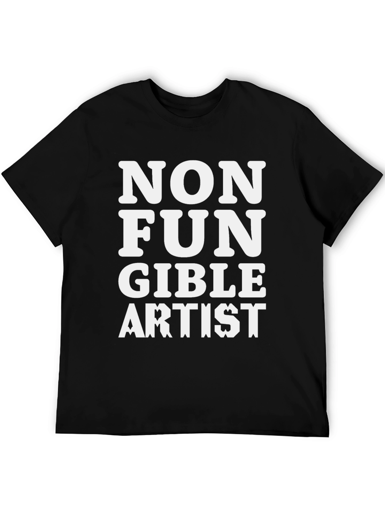 Black Non Fungible Artist Graphic Tee view 5