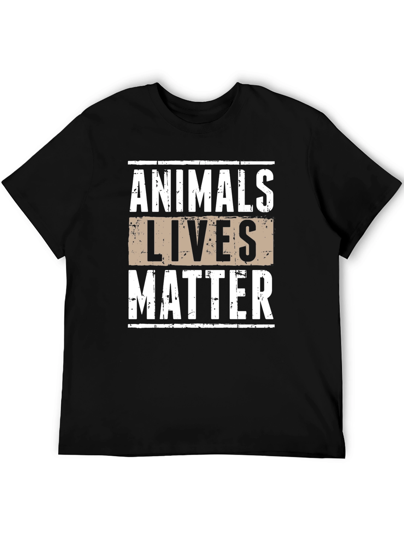 Black Animals Lives Matter Graphic Tee - Unisex view 5