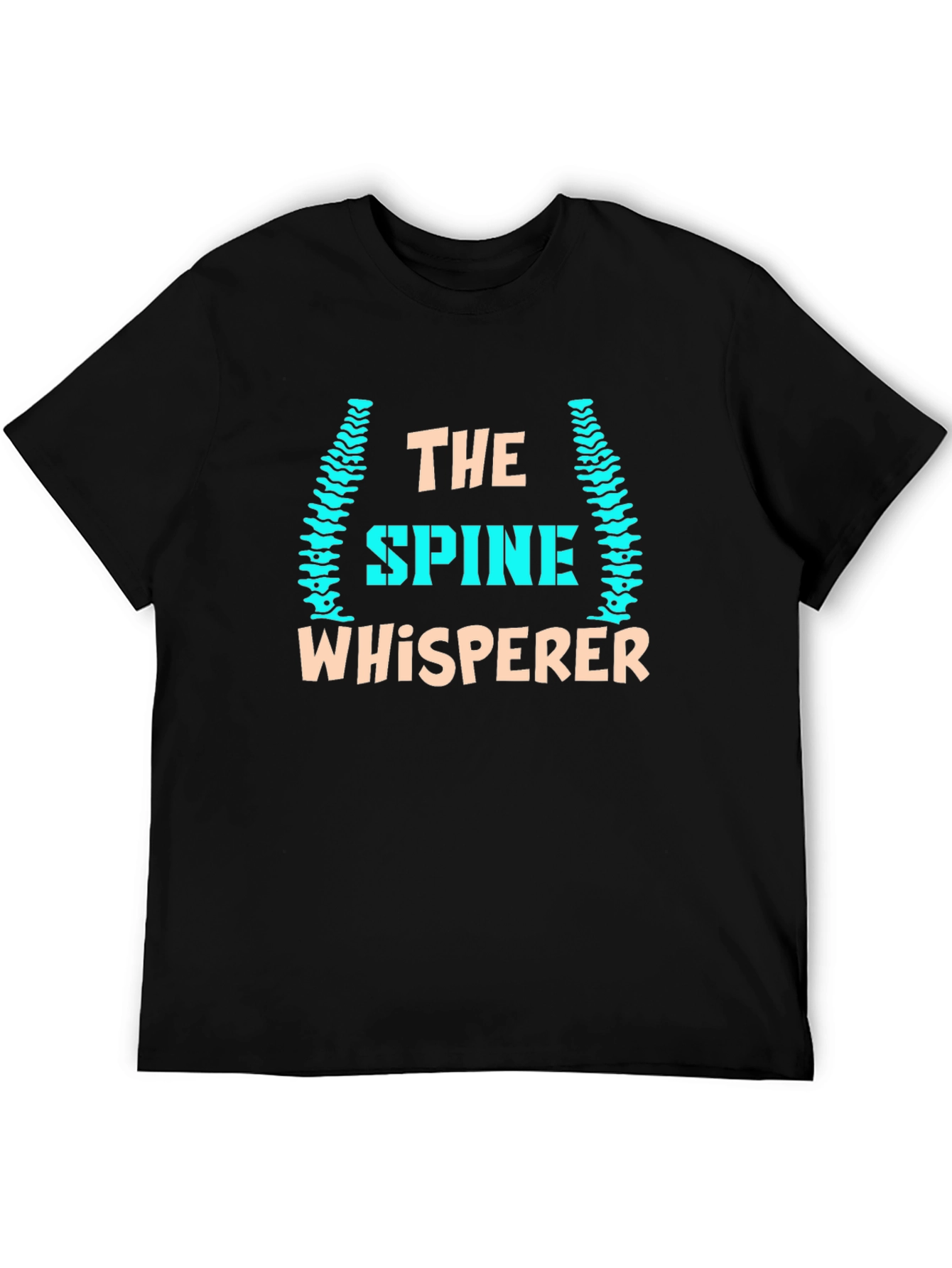 Black The Spine Whisperer T-Shirt - Chiropractic Humor view 5