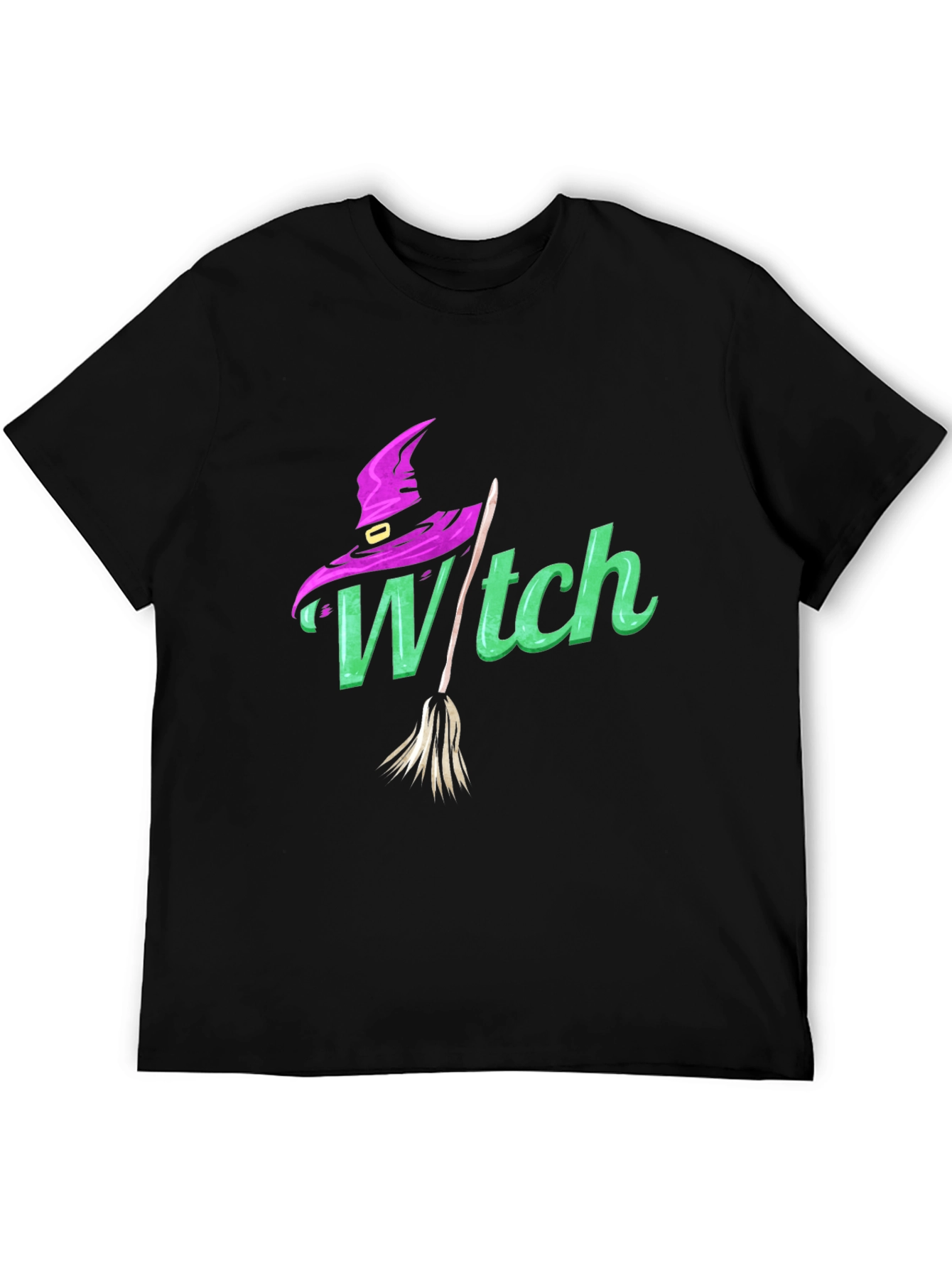 Black Witch T-Shirt - Halloween Apparel view 5