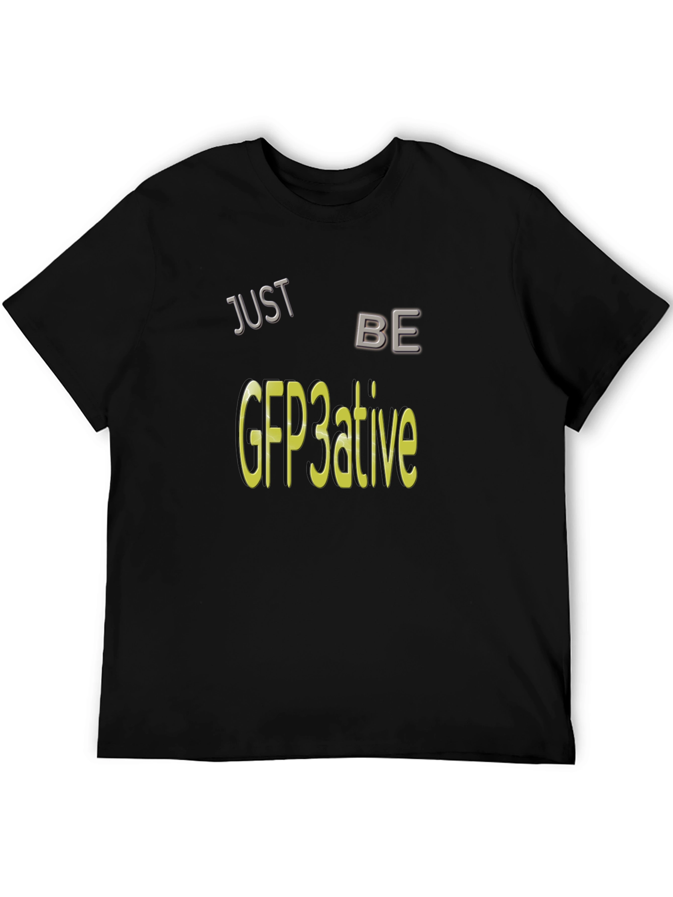 Black GFP3ative Graphic Tee - Just Be Creative! view 5