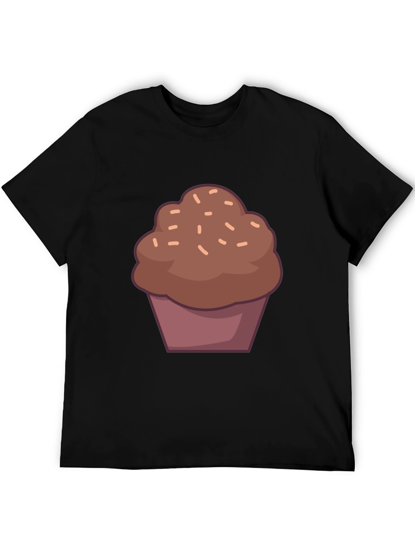 Black Chocolate Cupcake T-Shirt - Sweet Tooth Fashion view 5