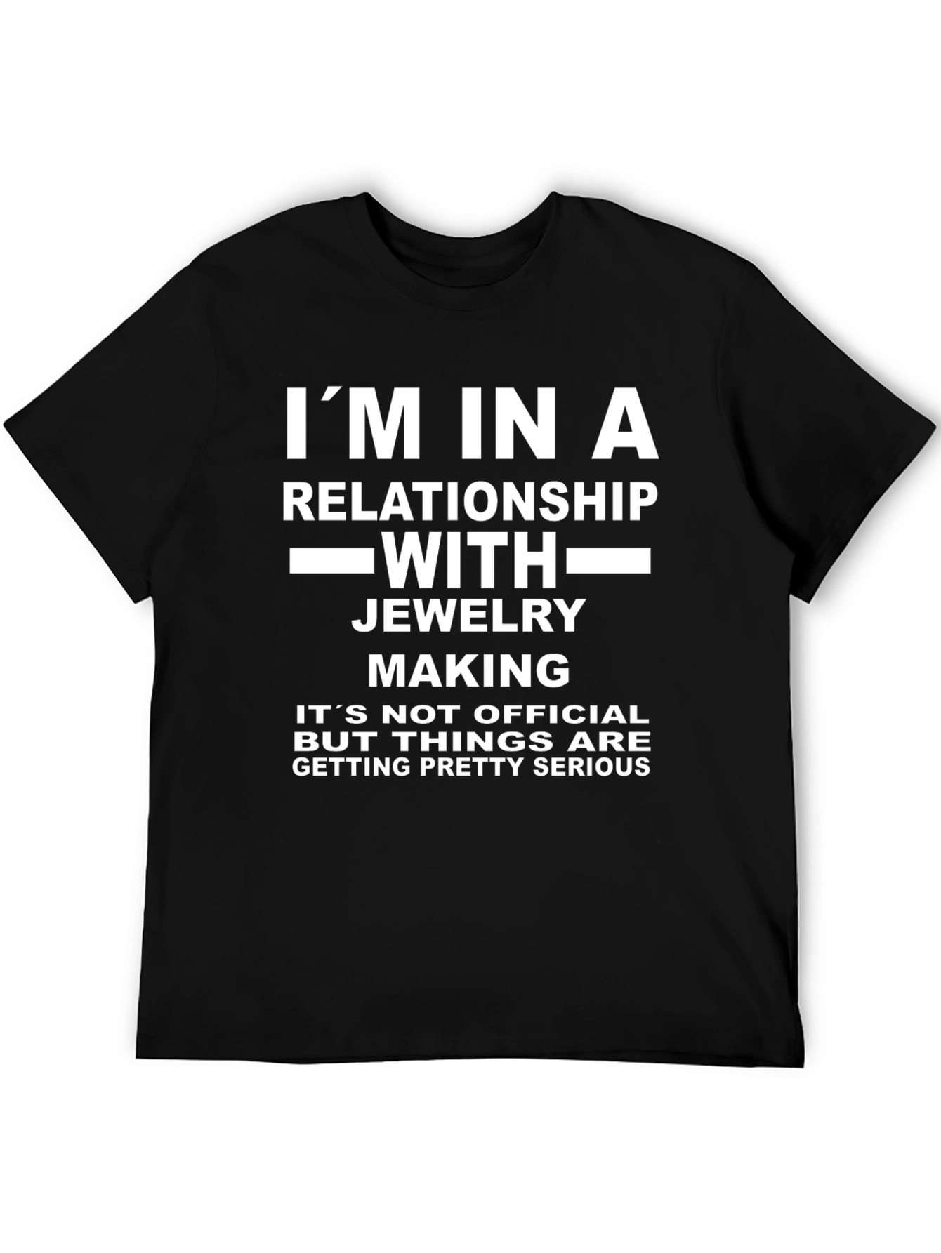 Black Jewelry Making Relationship T-Shirt view 5