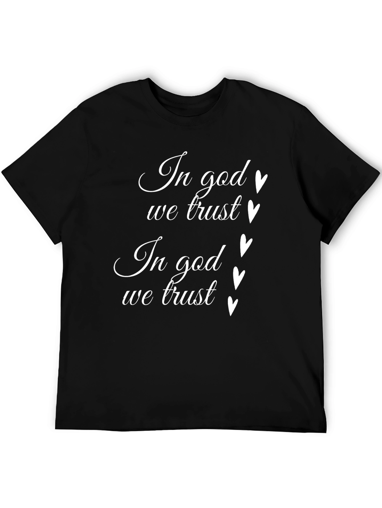 Black In God We Trust T-Shirt view 5