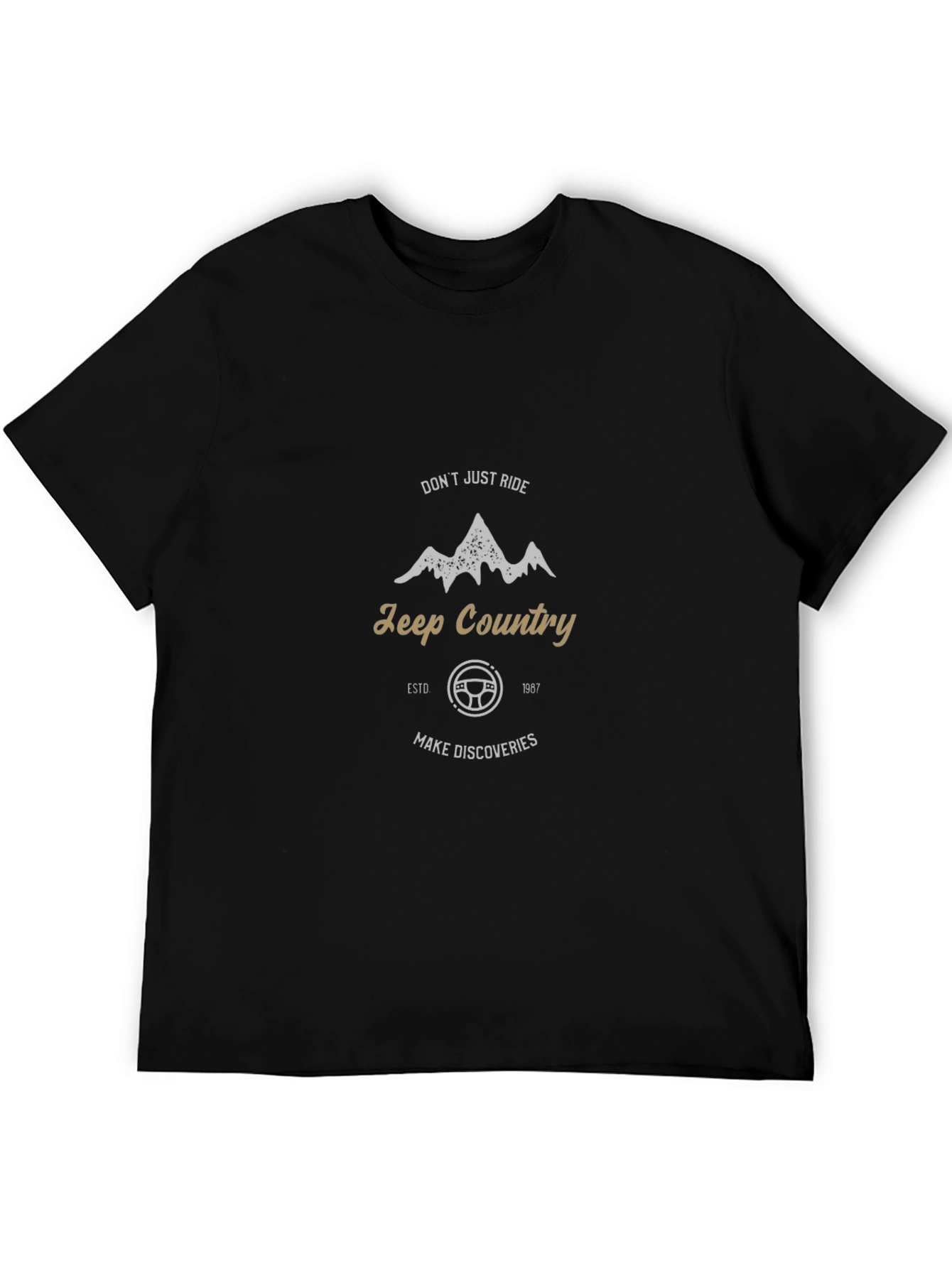 Black Jeep Country T-Shirt - Adventure & Discovery view 5