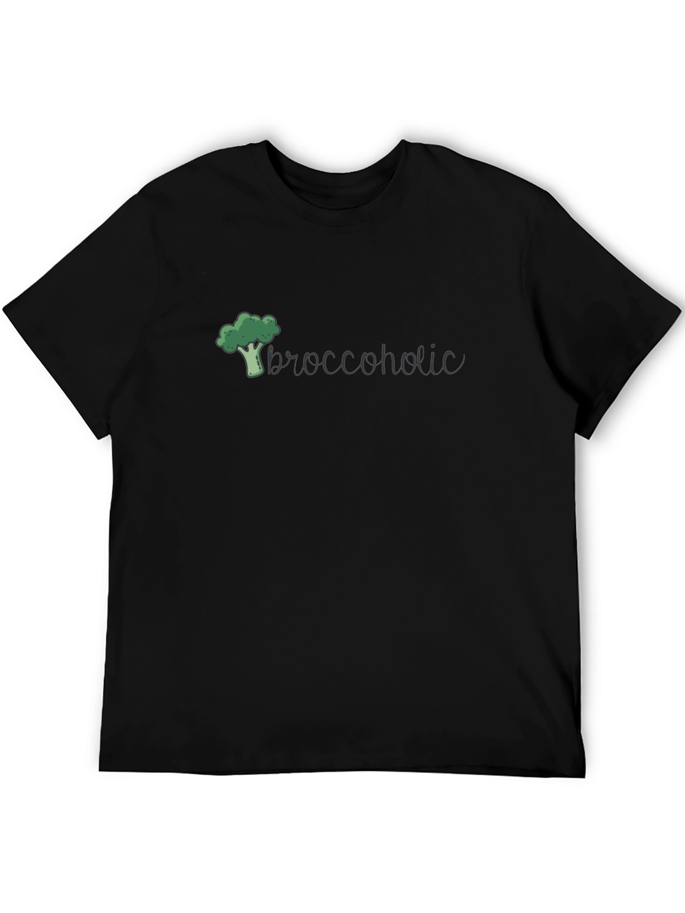 Black Broccoholic Graphic Tee view 5