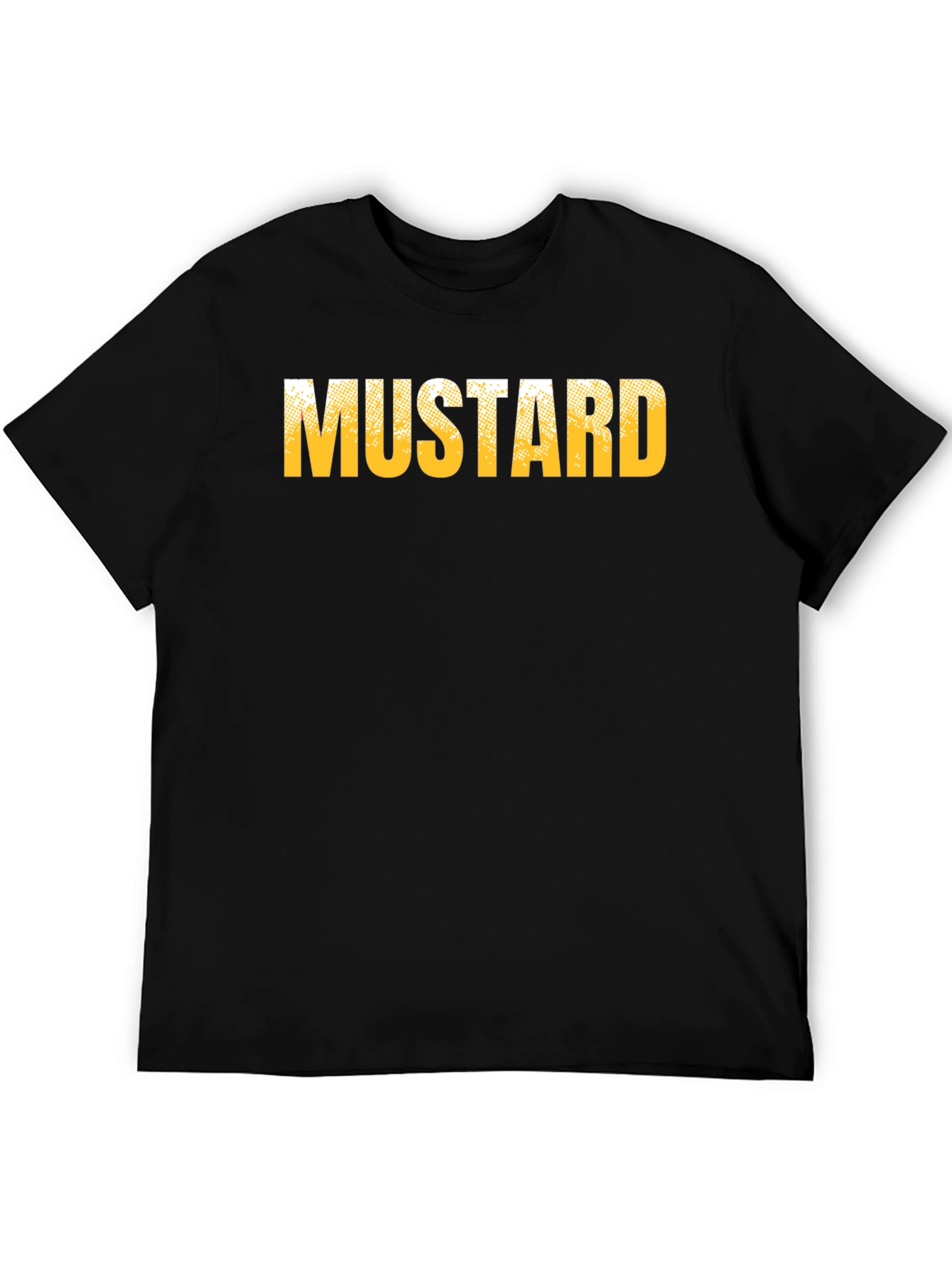 Black Mustard Graphic Tee - Trendy Casual Wear view 5