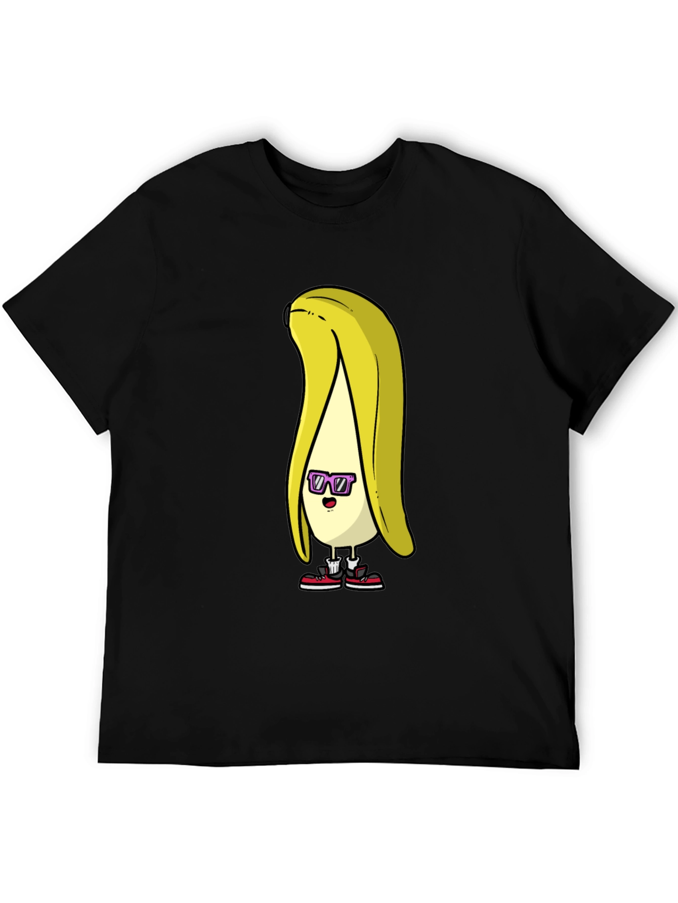 Black Cool Banana Graphic T-Shirt view 5