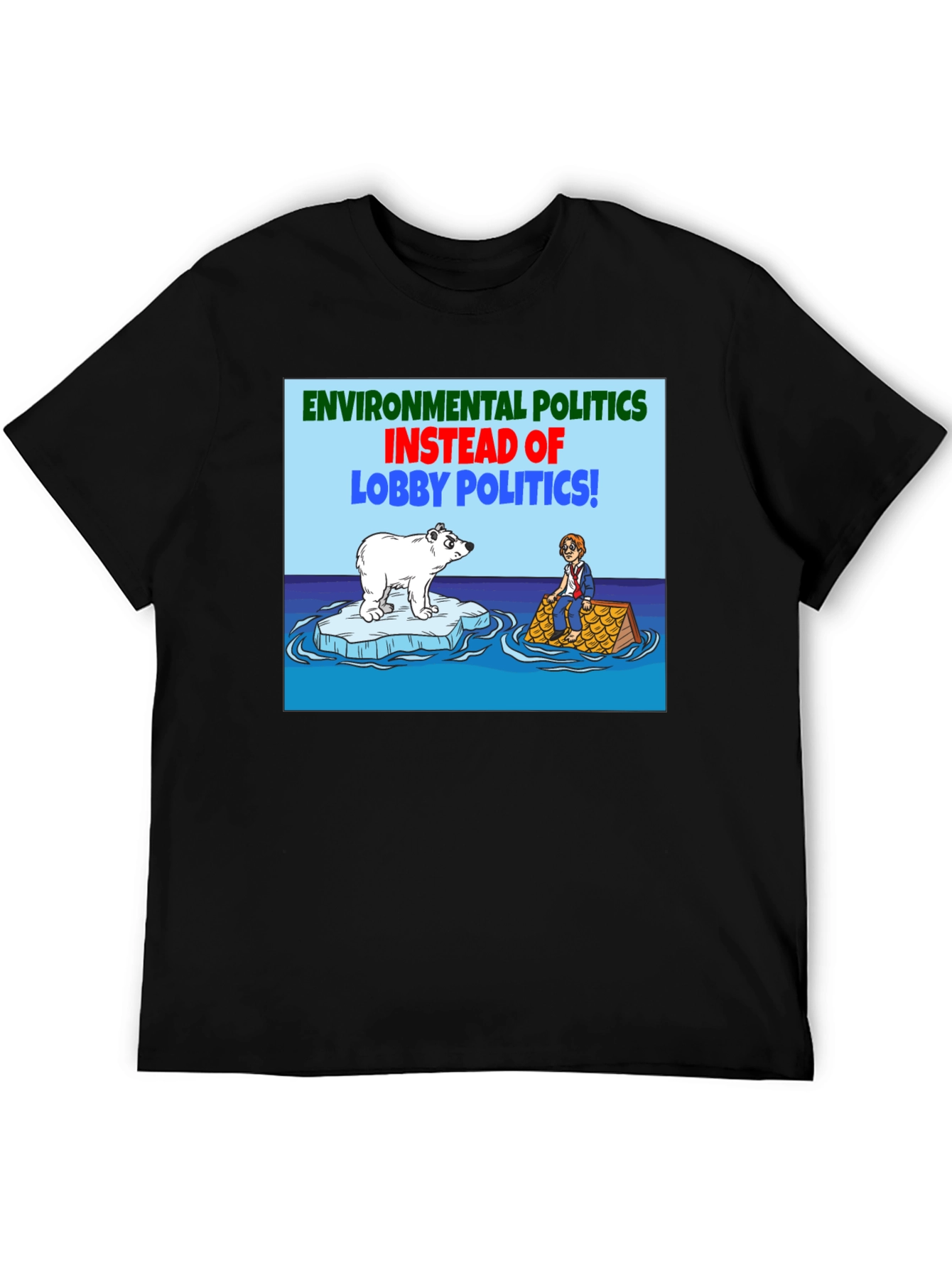 Black Environmental Politics T-Shirt view 5