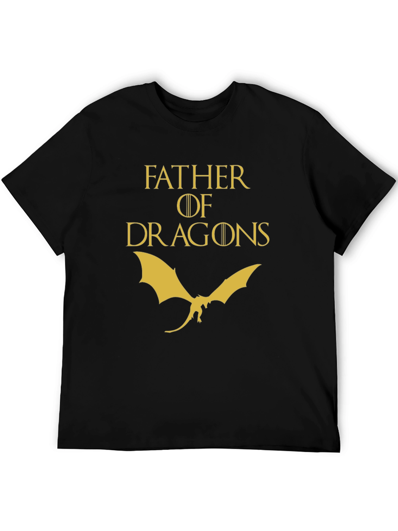 Black Father of Dragons T-Shirt view 5