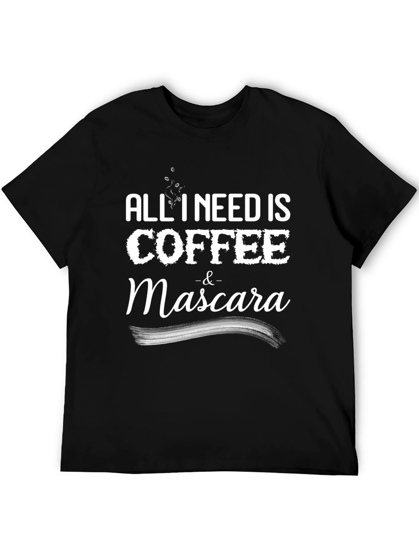 Black Coffee & Mascara Graphic T-Shirt view 5