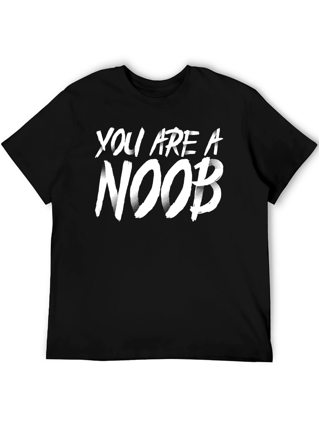 Black You are a Noob T-Shirt - Gamer Gift view 5