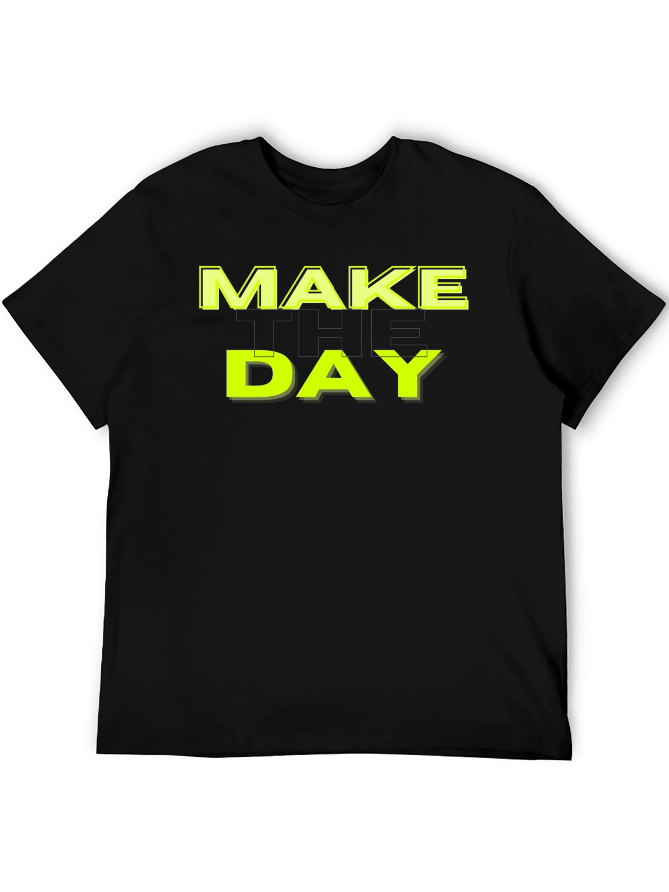Black Make Today Your Day Graphic T-Shirt view 5