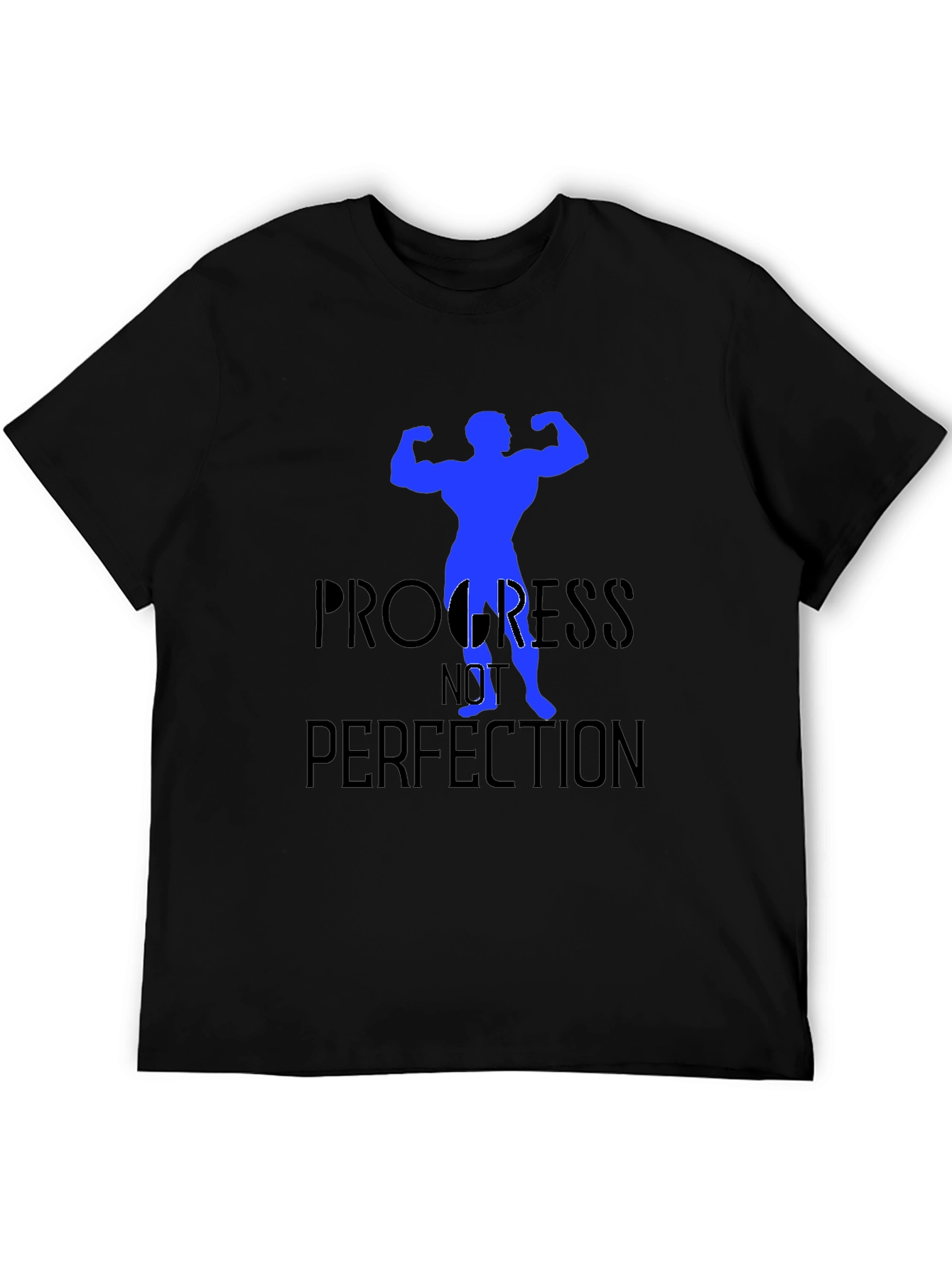 Progress Not Perfection Black T-Shirt - 5