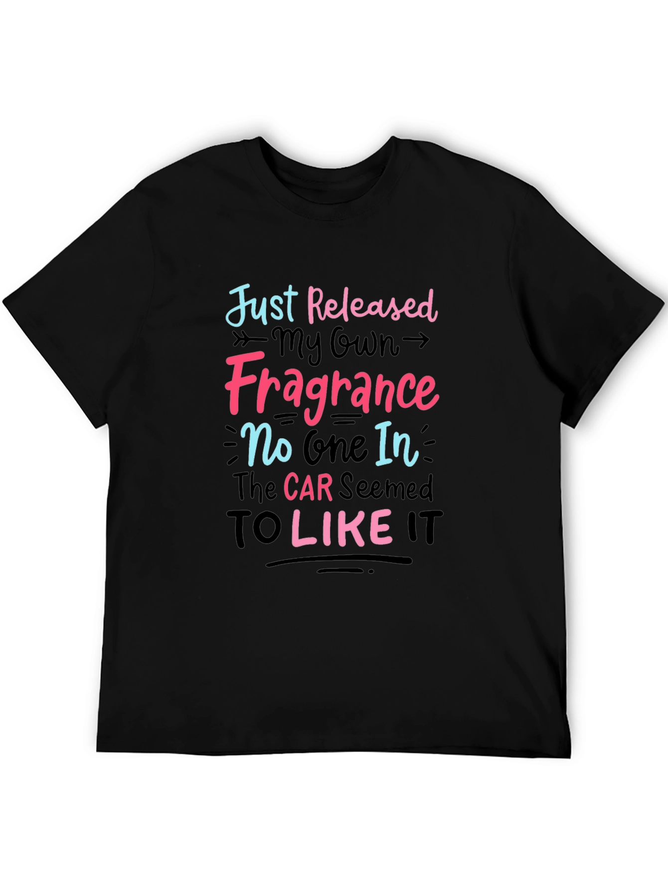 Black Humorous Fragrance T-Shirt view 5