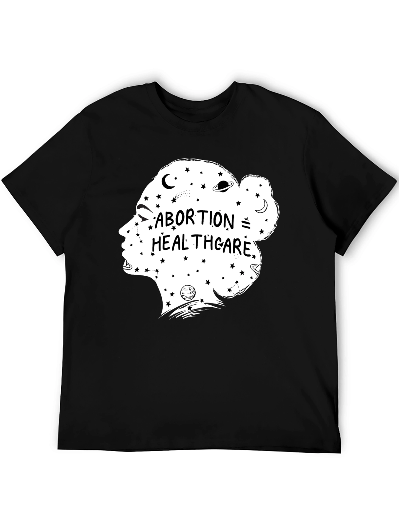 Black Abortion is Healthcare Graphic Tee view 5