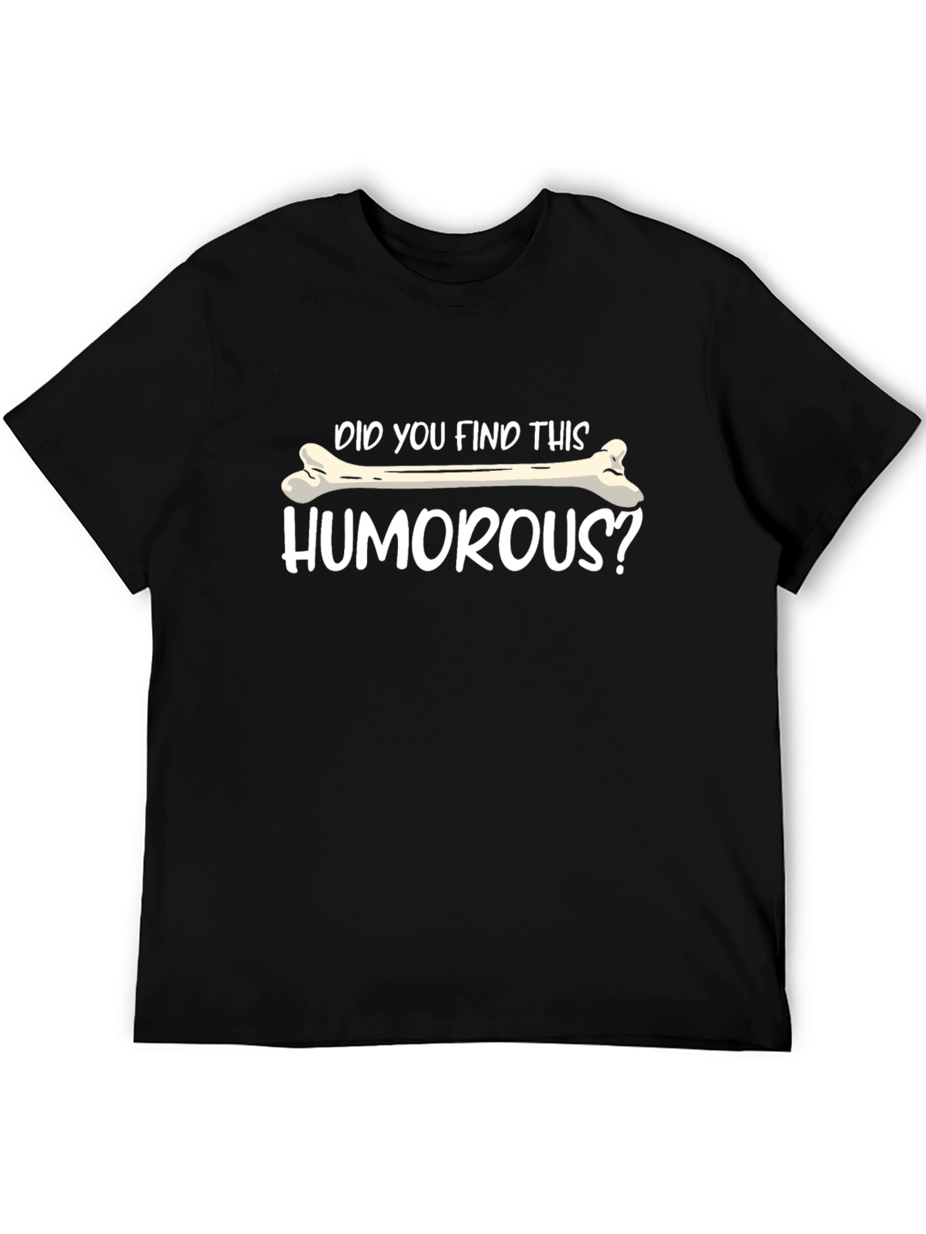 Black Funny Skeleton Bone Humor T-Shirt view 5