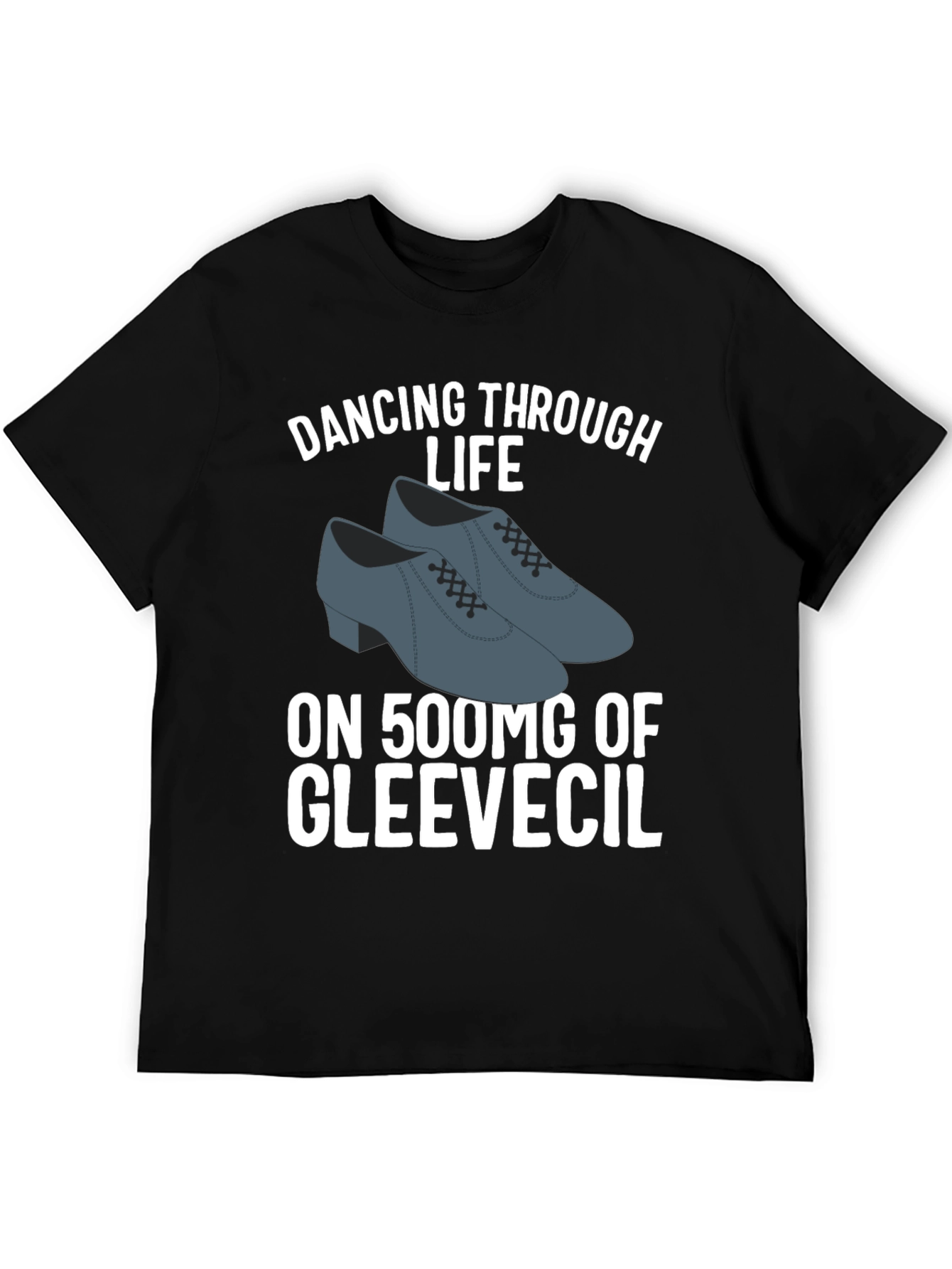 Black Dancing Through Life Graphic Tee view 5