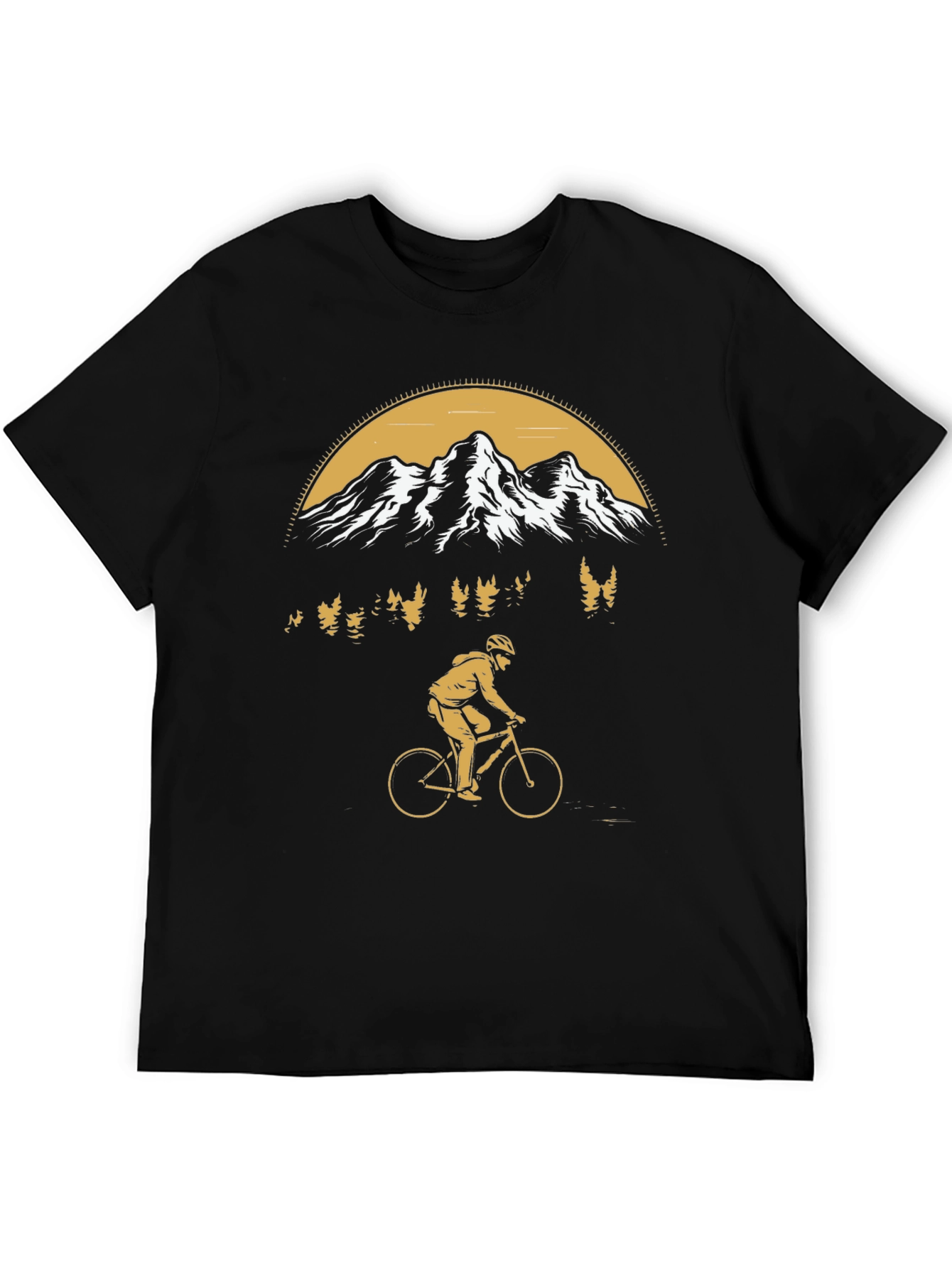 Black Mountain Biking Adventure T-Shirt view 5