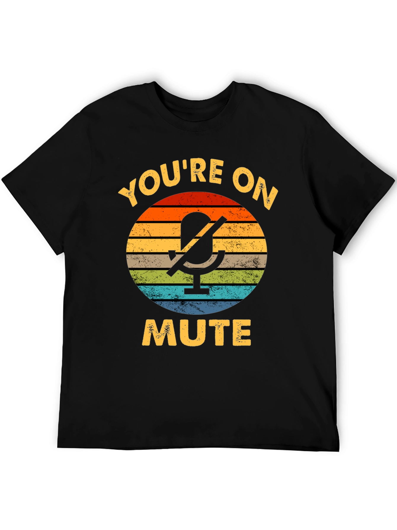 Black You're On Mute Graphic Tee view 5