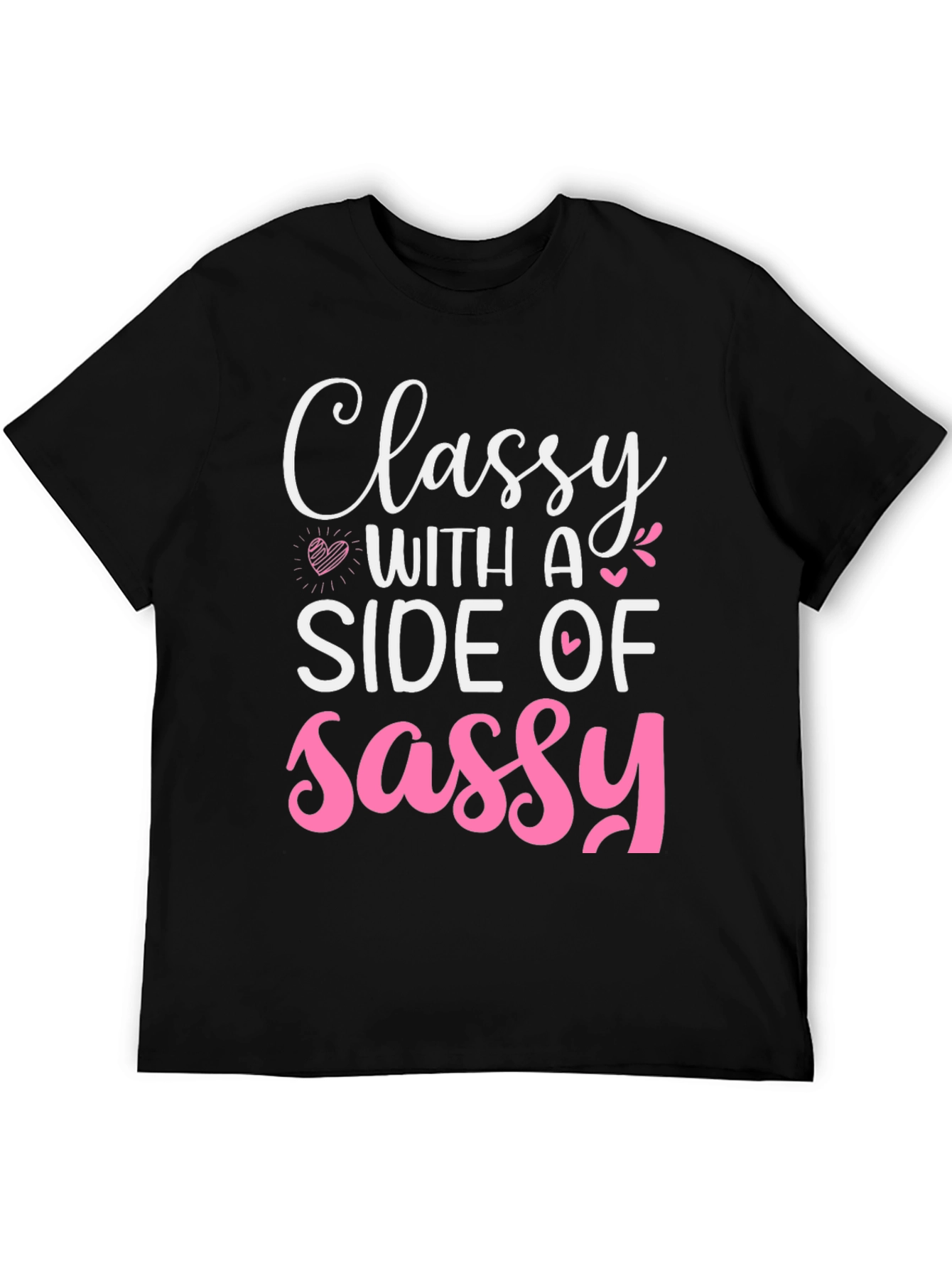 Black Classy with a Side of Sassy Graphic Tee view 5