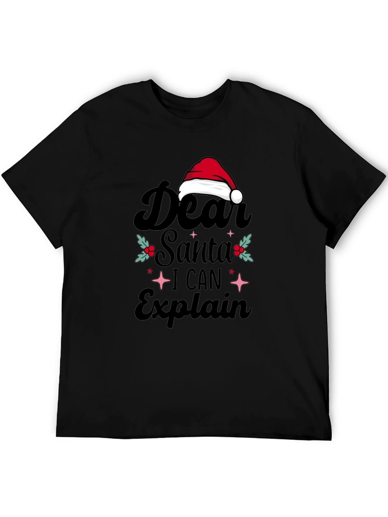 Dear Santa I Can Explain Holiday T-Shirt - 5