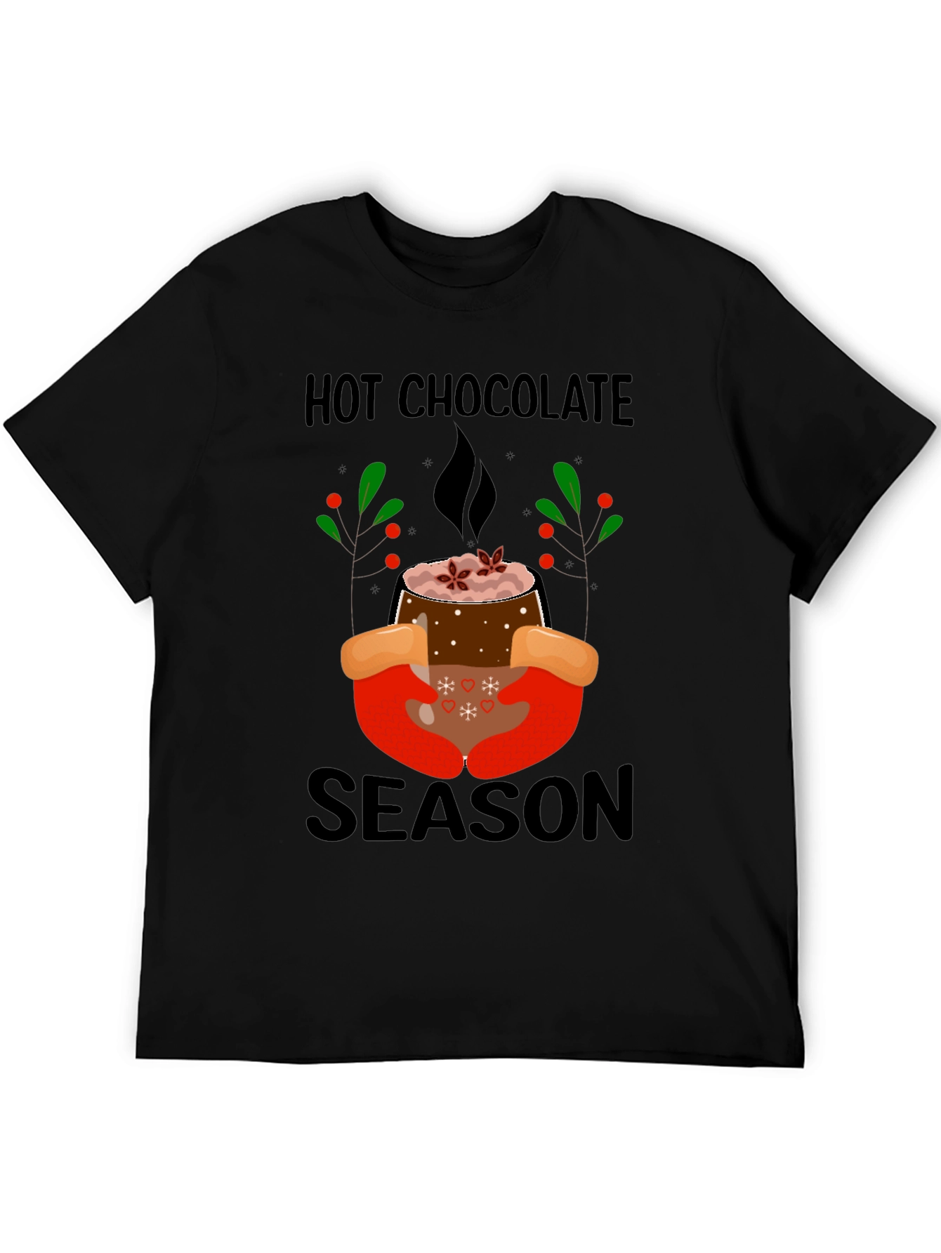 Black Hot Chocolate Season Graphic Tee view 5