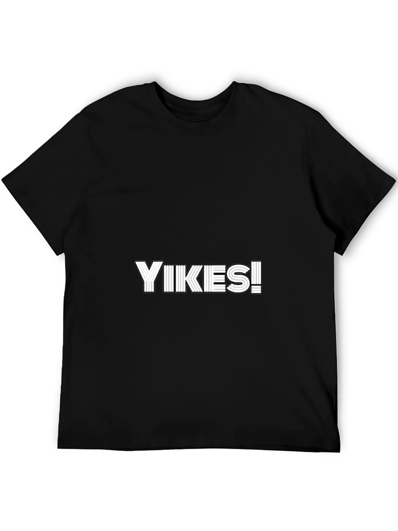 Black Yikes Graphic T-Shirt - Casual Style view 5