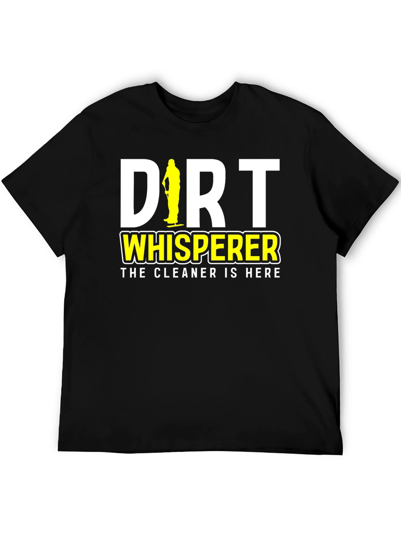 Black Dirt Whisperer Cleaning Crew T-Shirt view 5