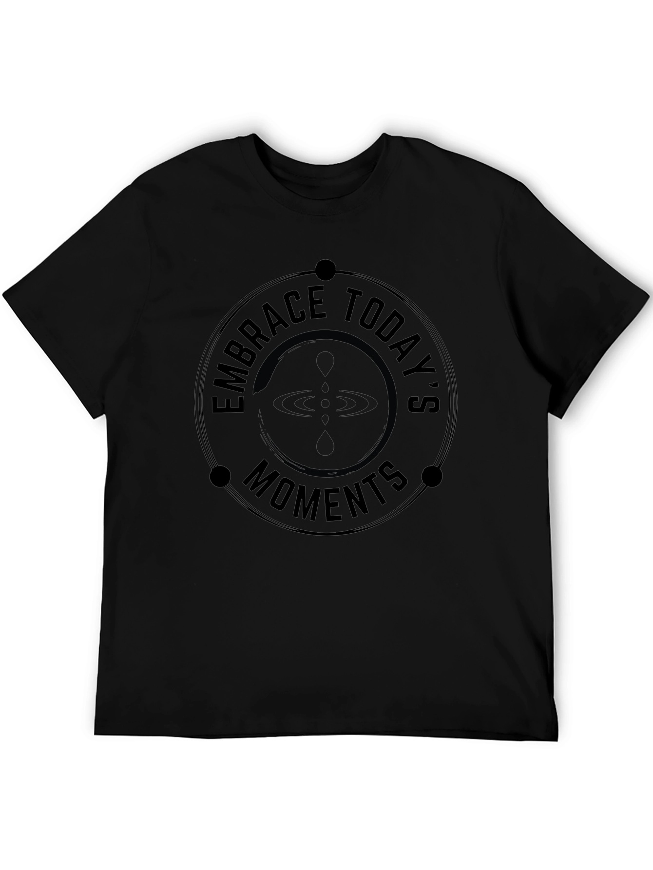Black Embrace Today's Moments Black Graphic Tee view 5