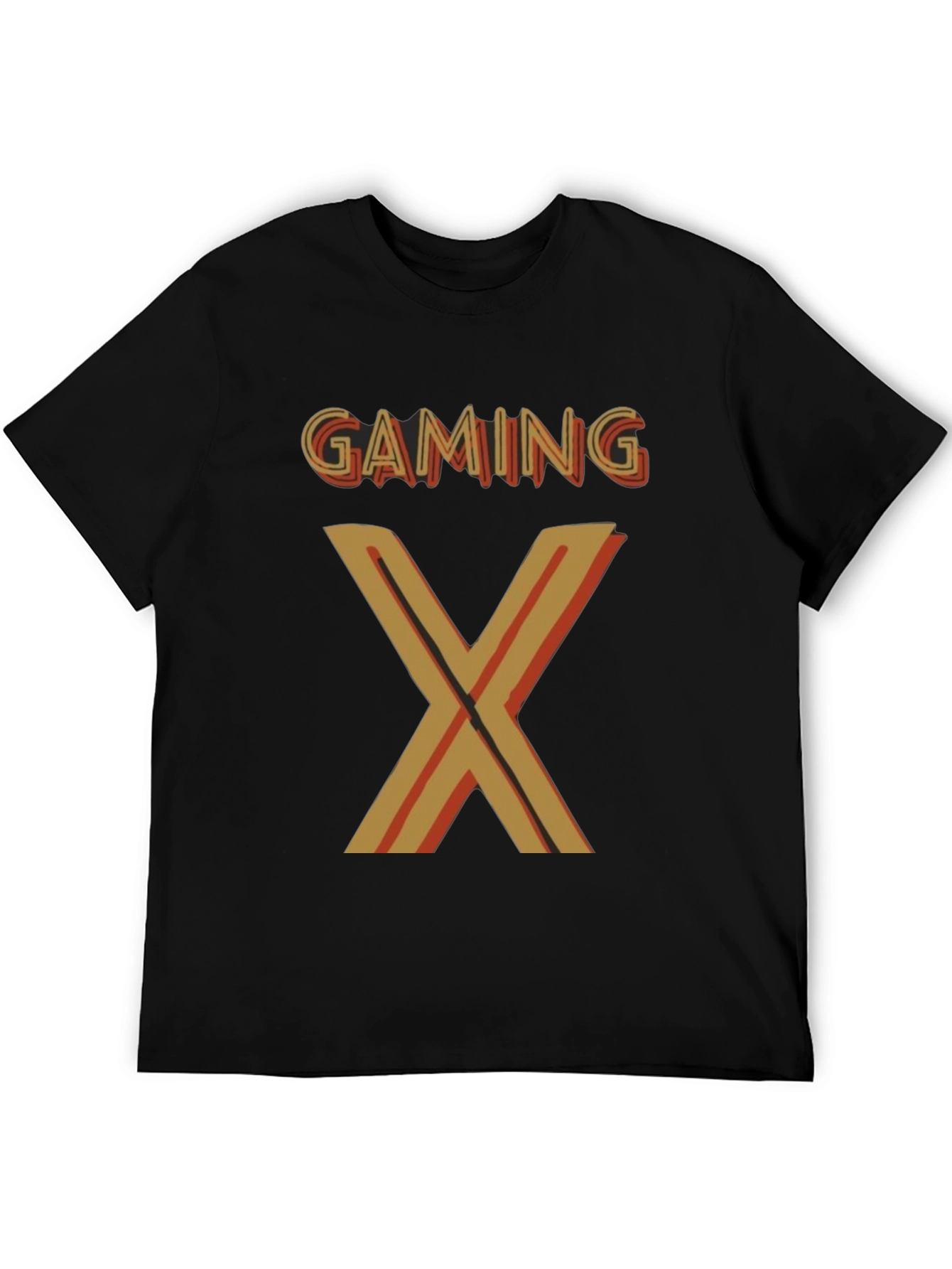 Black Gaming X Graphic T-Shirt - Stylish Gamer Tee view 5
