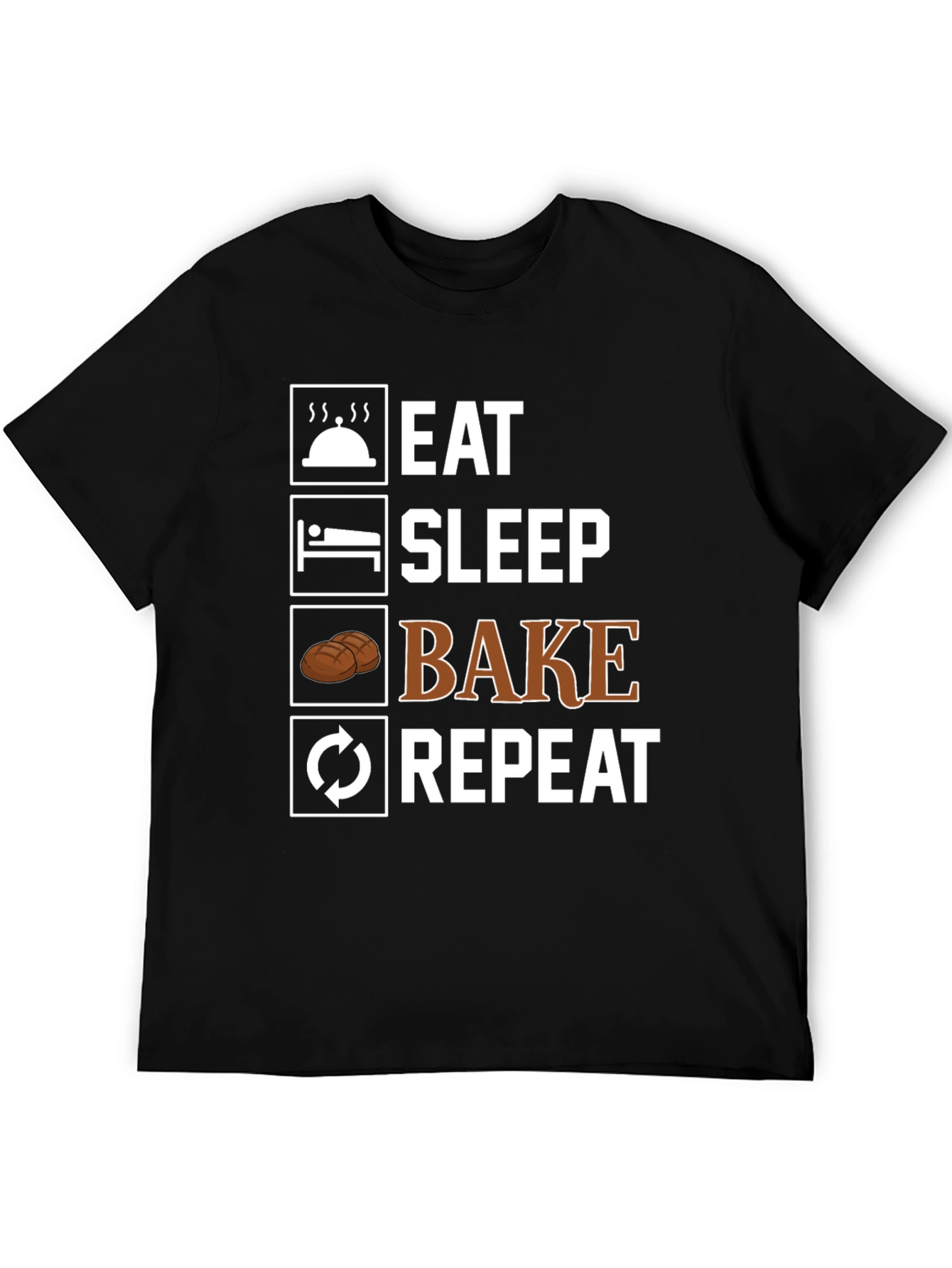 Eat Sleep Bake Repeat T-Shirt - 5