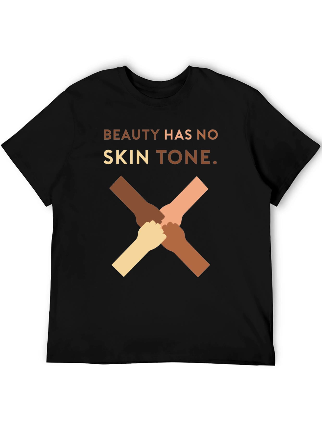Black Beauty Has No Skin Tone Graphic T-Shirt view 5