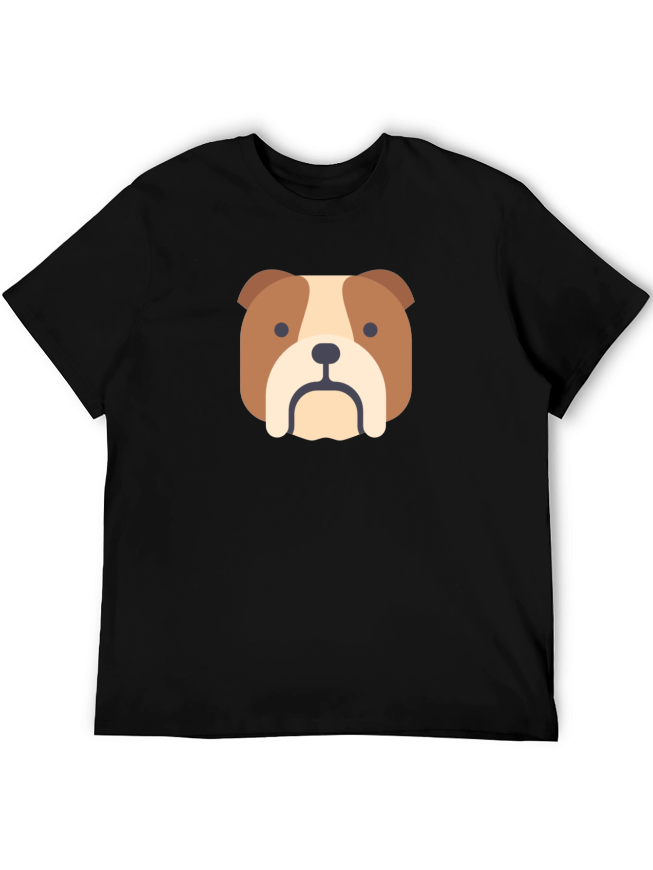 Black Bulldog Graphic Tee - Classic Black T-Shirt view 5