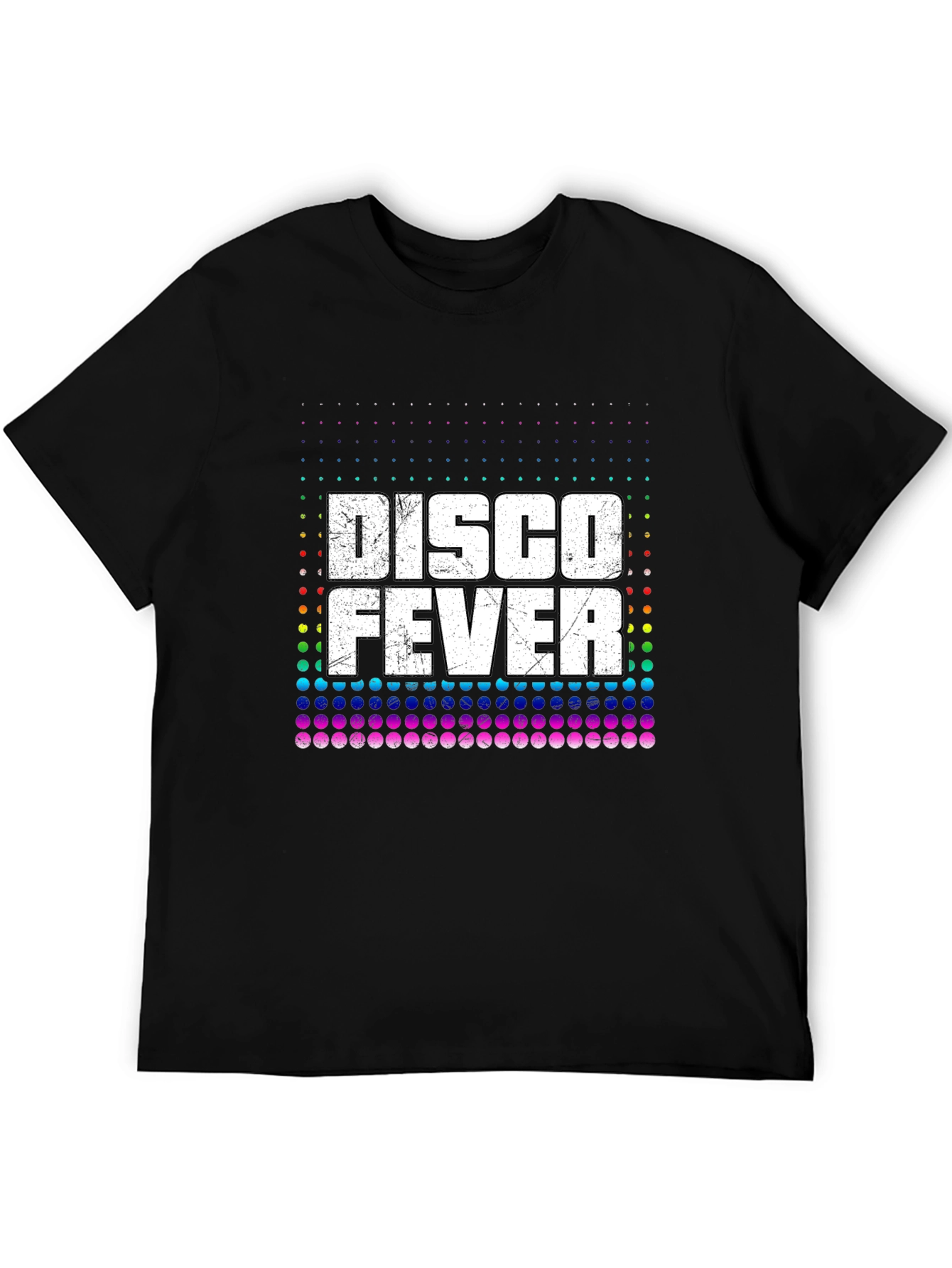 Black Disco Fever Graphic Tee - Retro Style view 5