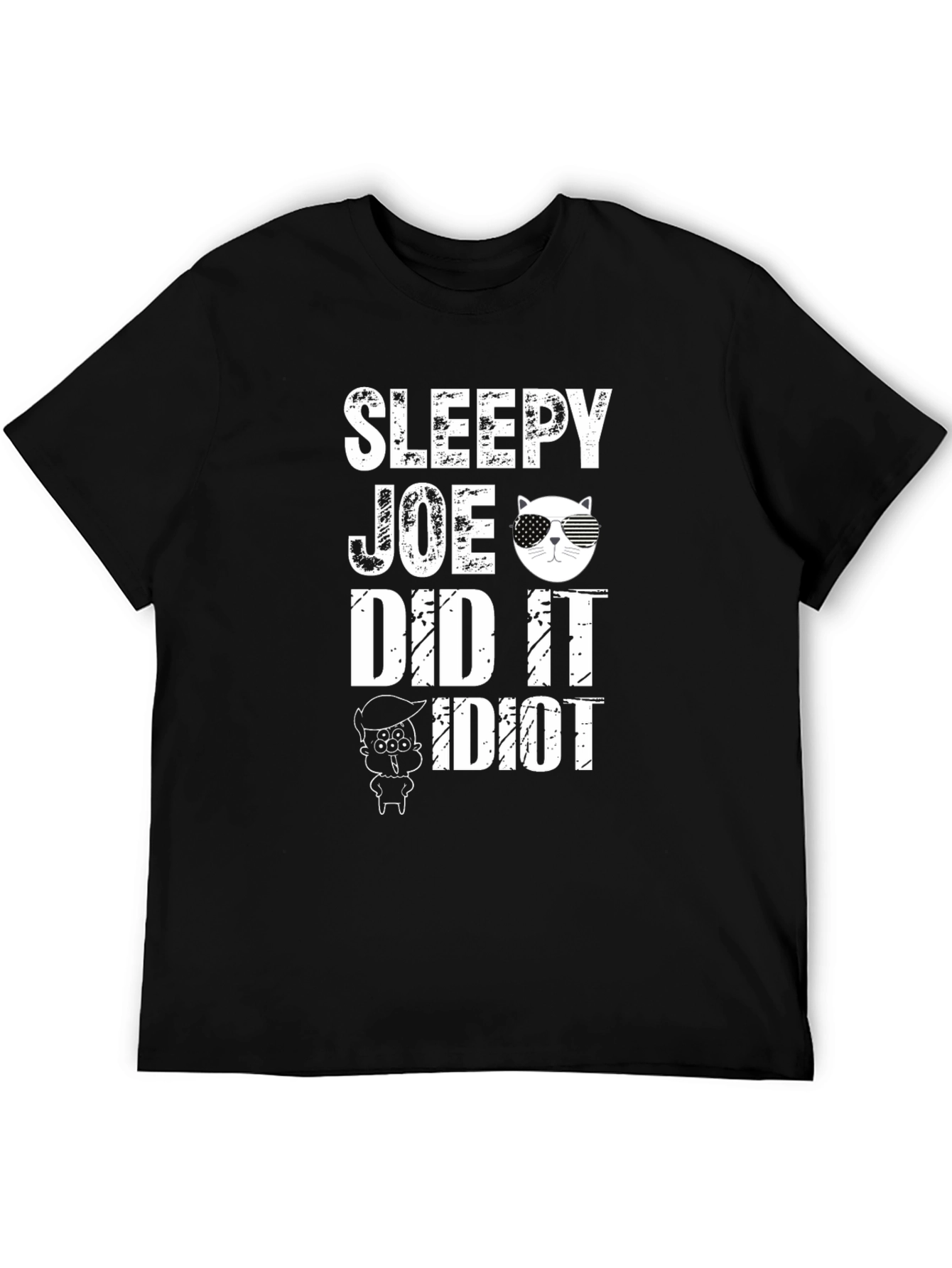 Black Sleepy Joe Did It T-Shirt view 5