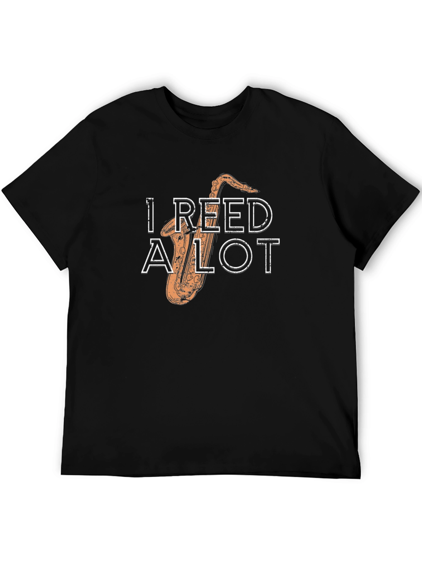 Black I Reed A Lot Saxophone T-Shirt view 5