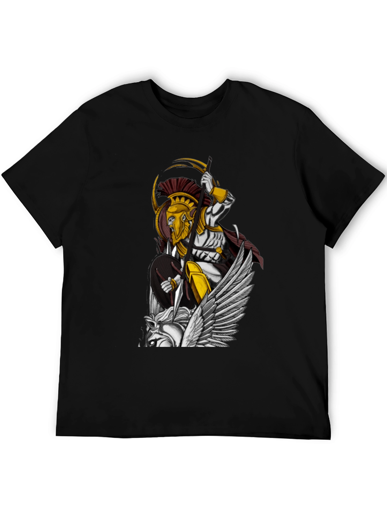 Black Warrior Graphic Tee - Stylish & Bold Design view 5