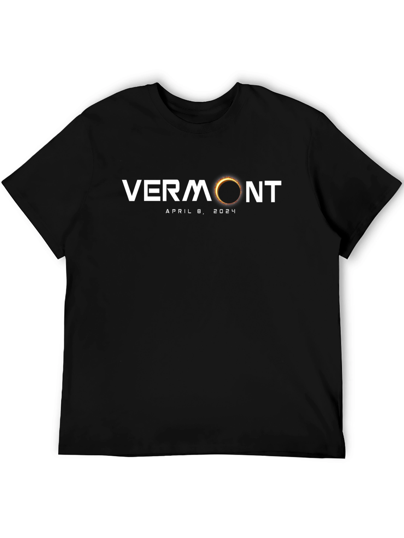 Vermont April 8, 2024 Eclipse T-Shirt - 5