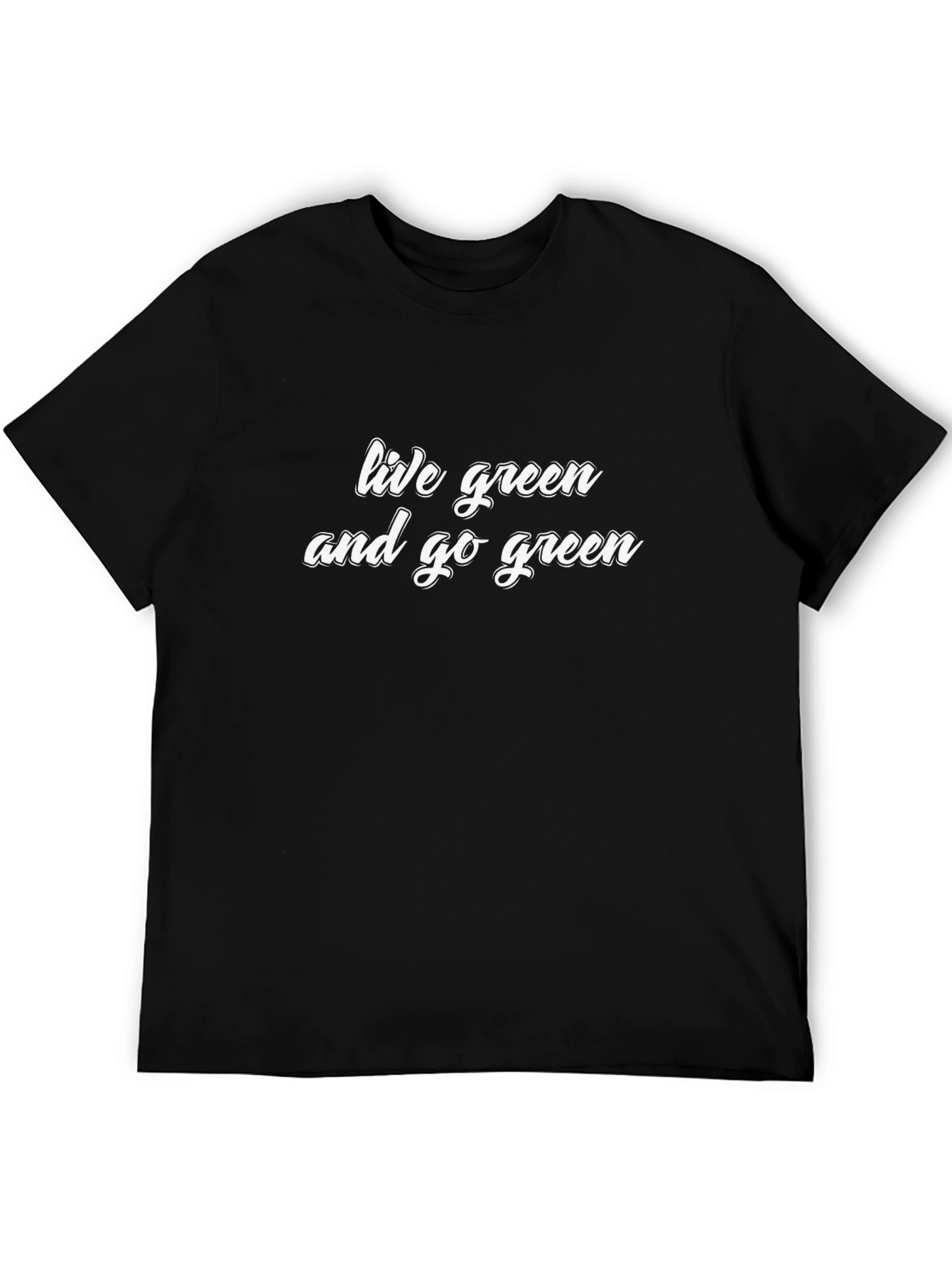 Black Live Green T-Shirt - Eco-Friendly Fashion view 5
