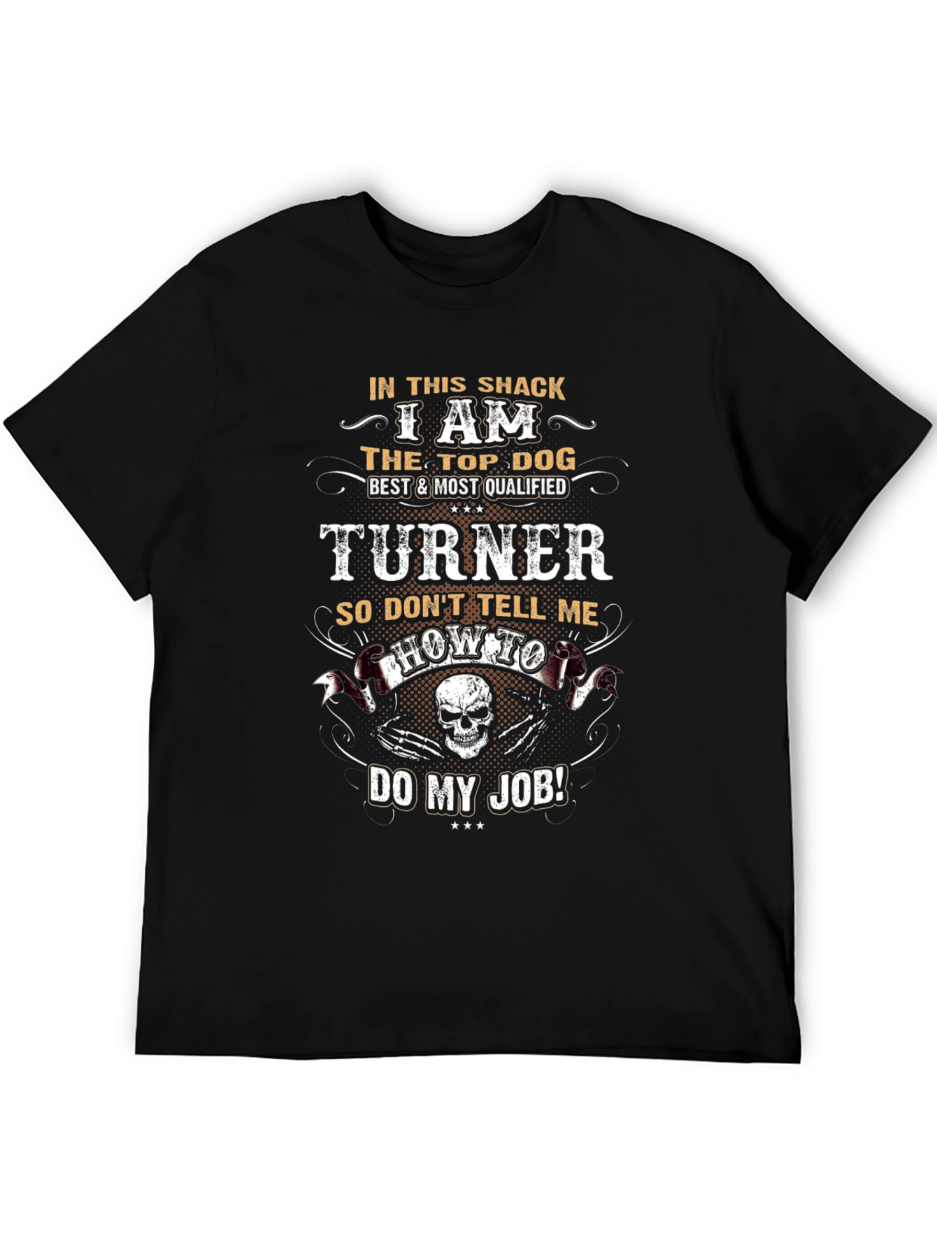 Black Turner: The Top Dog Graphic T-Shirt view 5