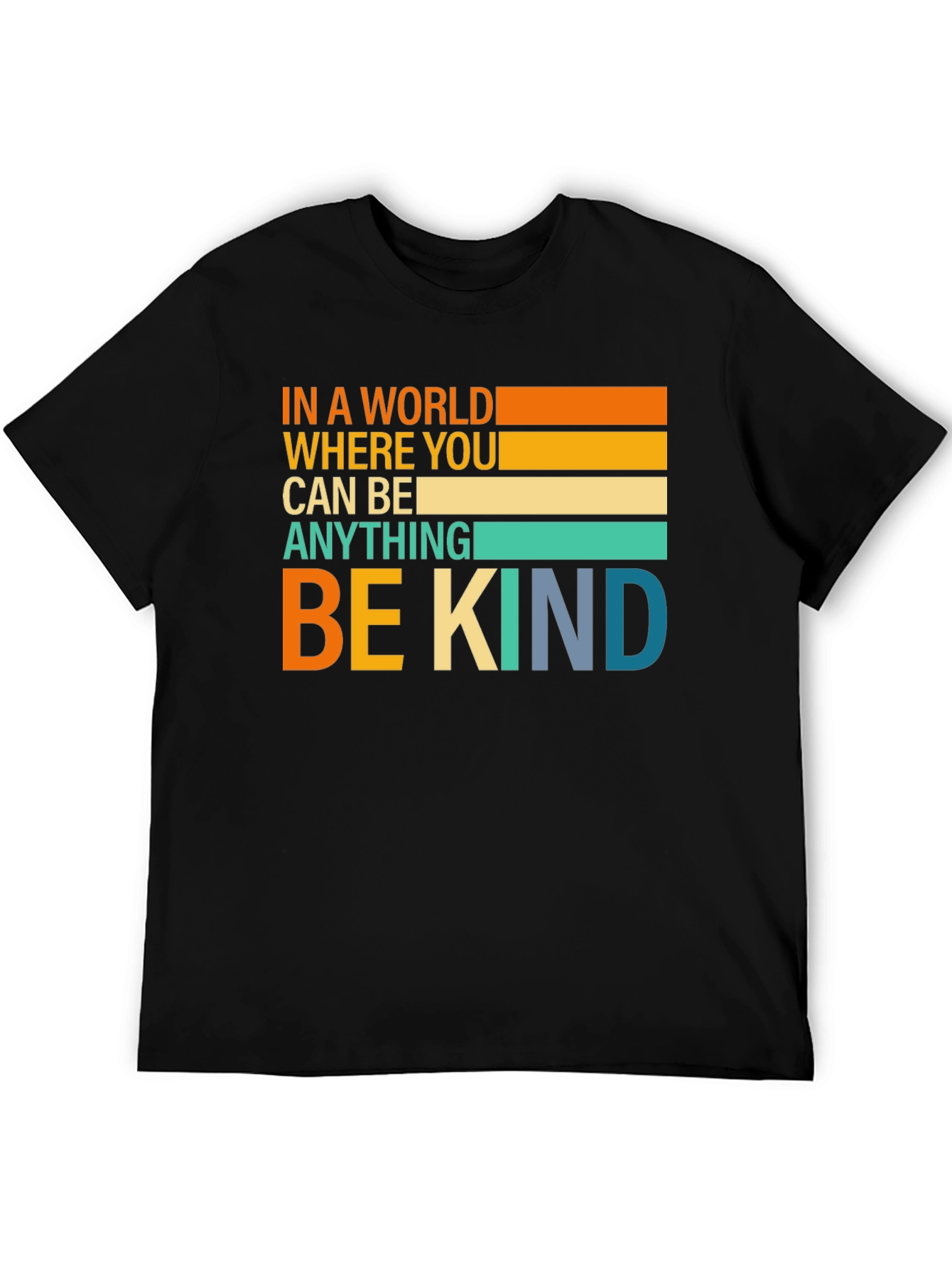 Black Be Kind Graphic Tee view 5