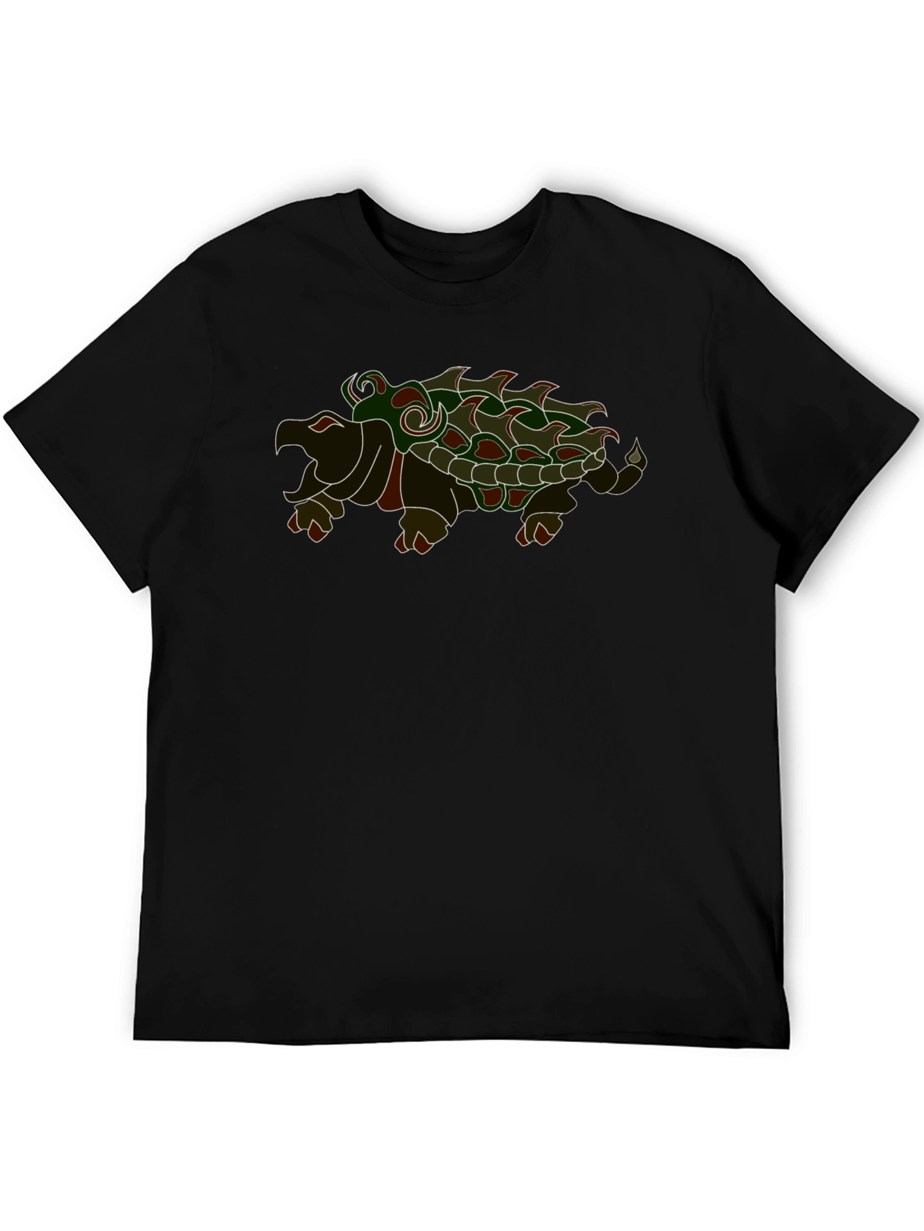 Black Alligator Snapping Turtle T-Shirt view 5