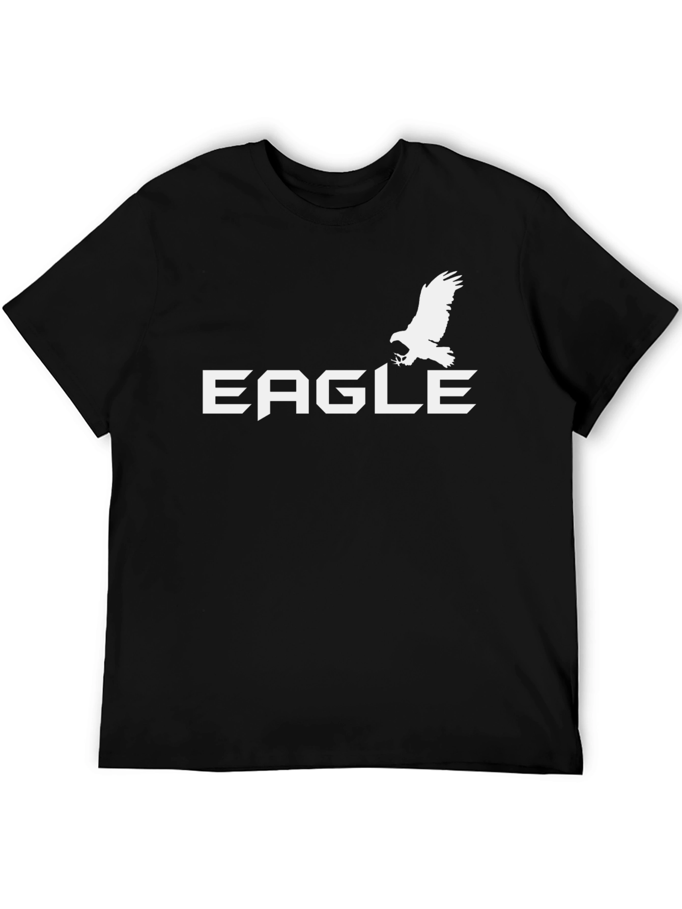 Black Eagle Graphic Tee - Classic Black T-Shirt view 5